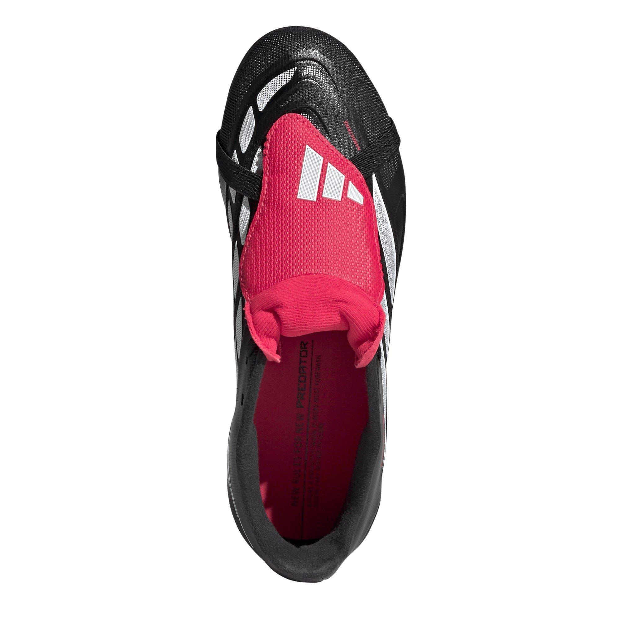 Noir/Rouge - adidas - Predator League Junior Soft Ground Football Boots - 5