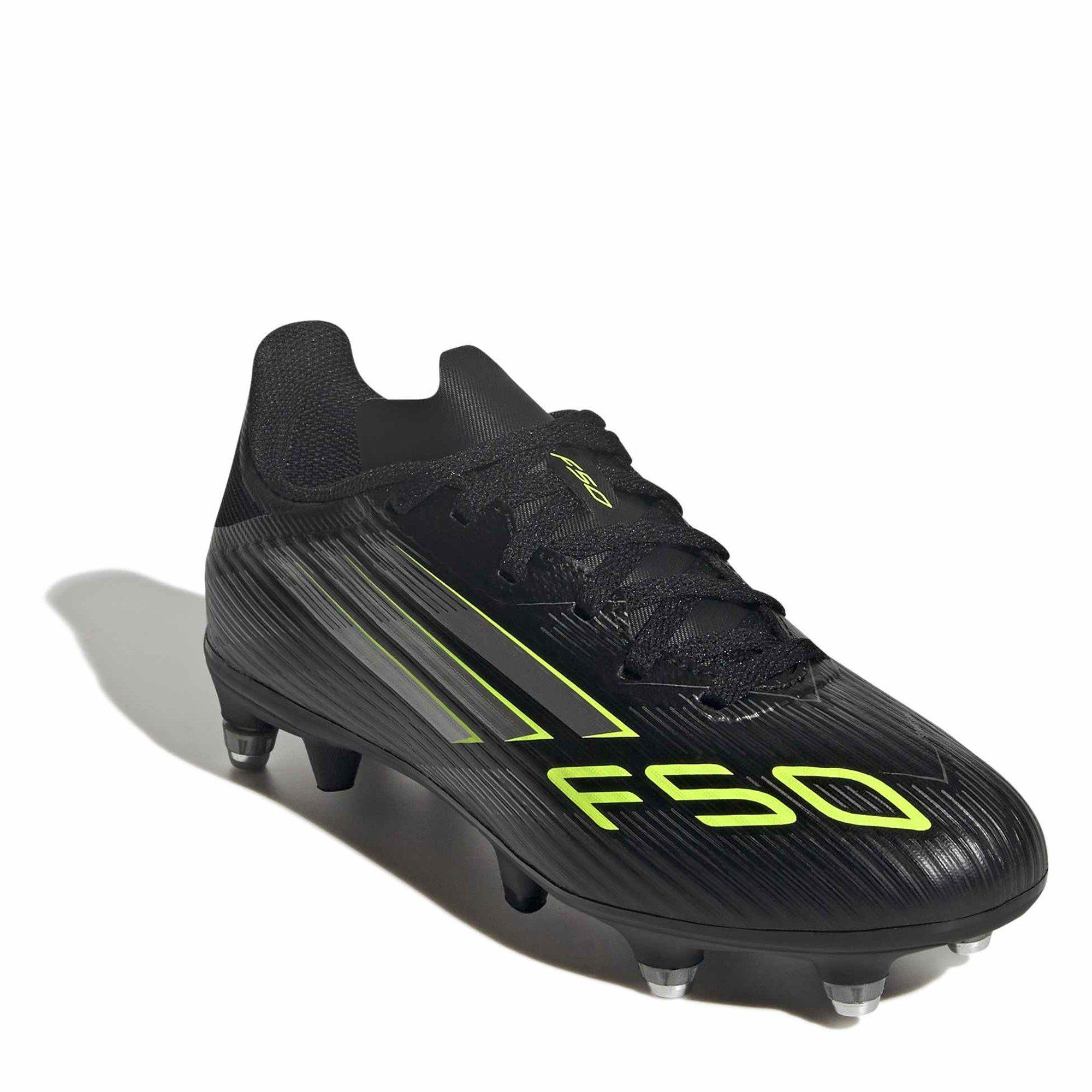 Black/Lemon - adidas - F50 League Juniors Soft Ground Football Boots - 3