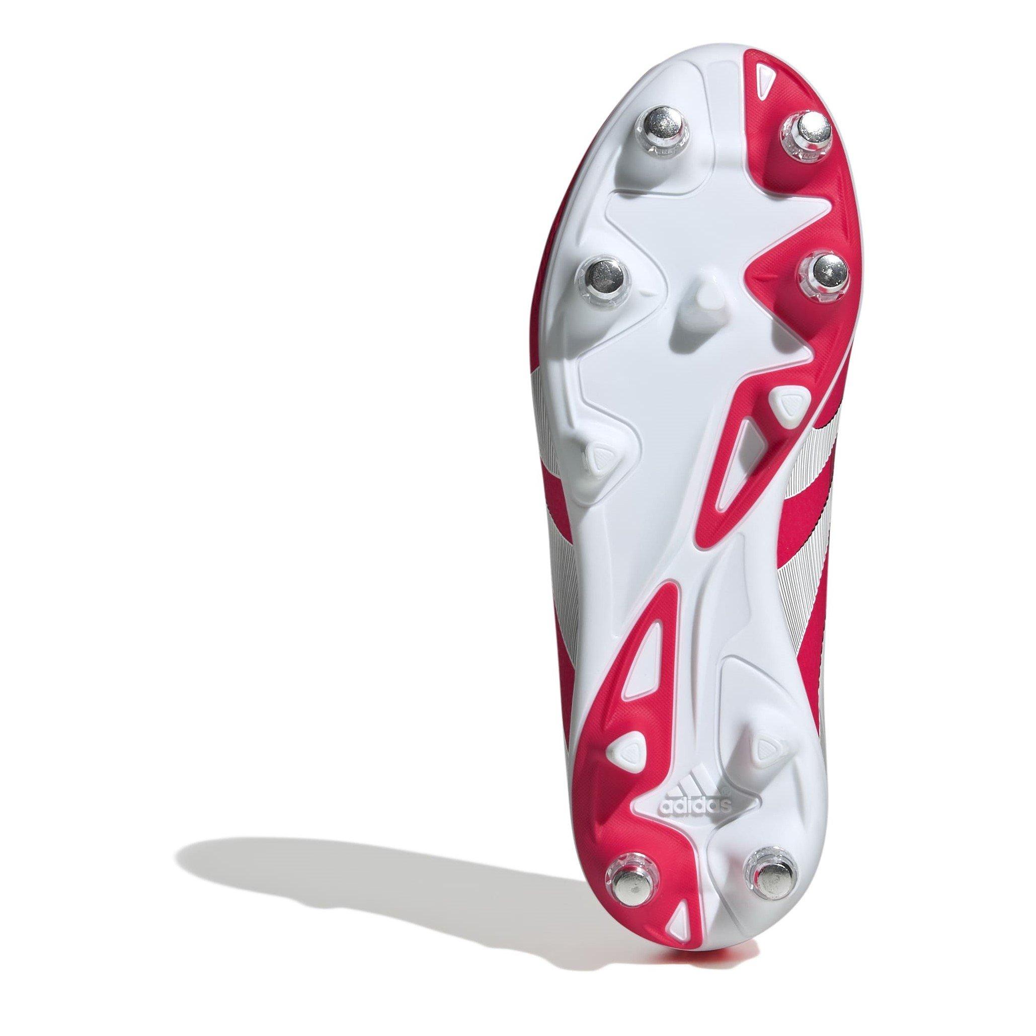 Rosso/Bianco - adidas - Predator League Juniors Soft Ground Football Boots - 6