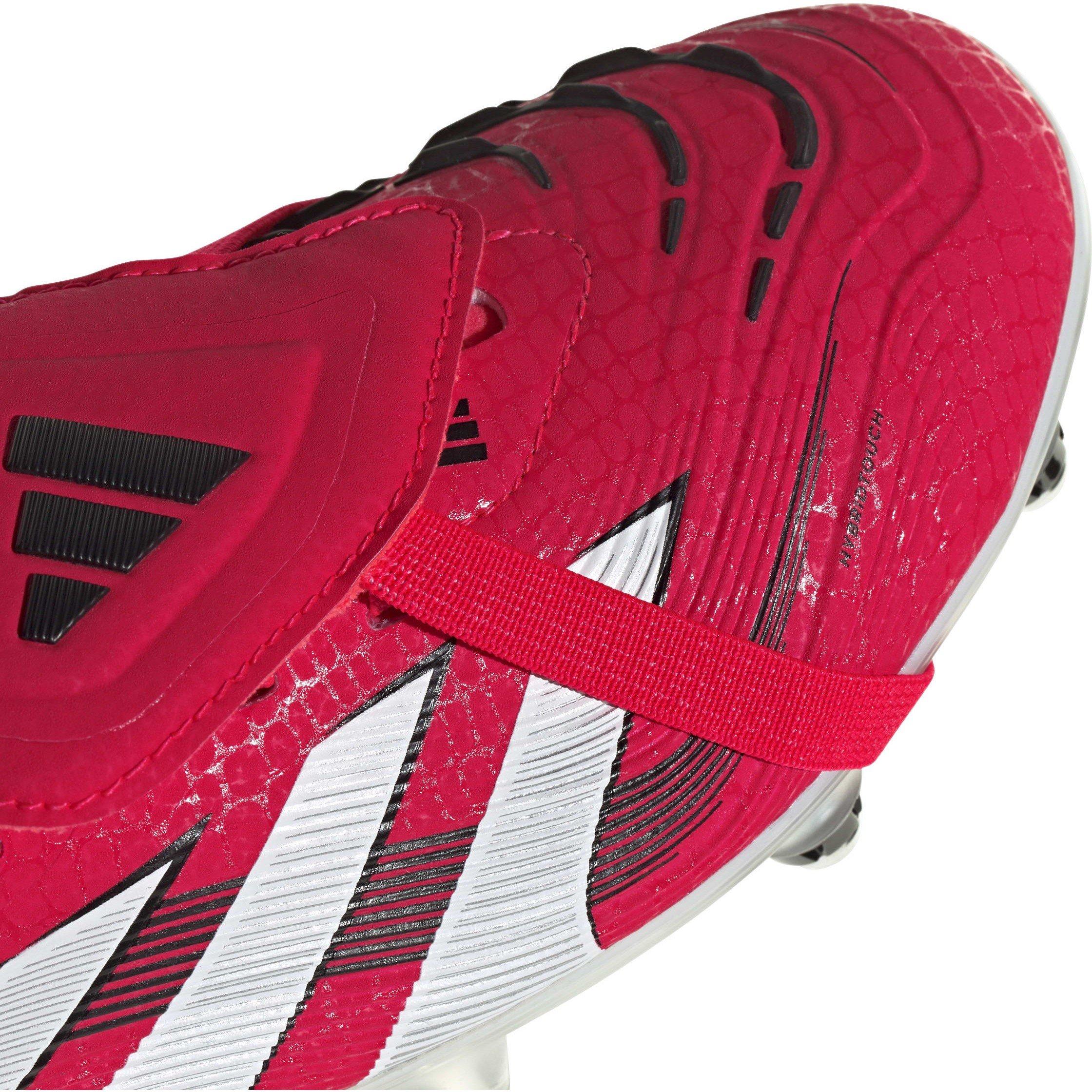 Rosso/Bianco - adidas - Predator Elite Fold-Over Tongue Junior Soft Ground Football Boots - 8