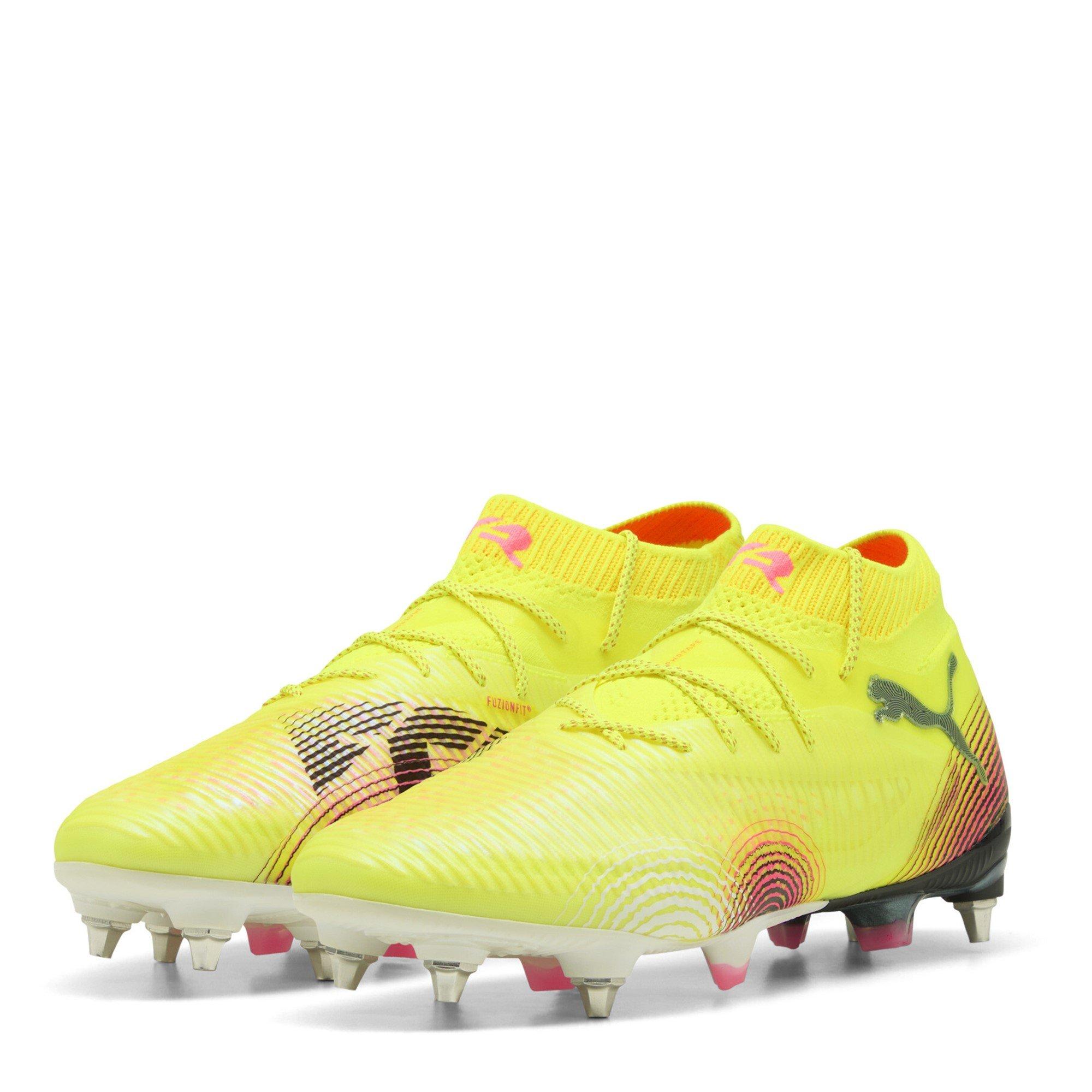 Puma  Kids Future 8 Ultimate Soft Ground Football Boots Juniors - Yellow Alert - 5.5 (38.5)