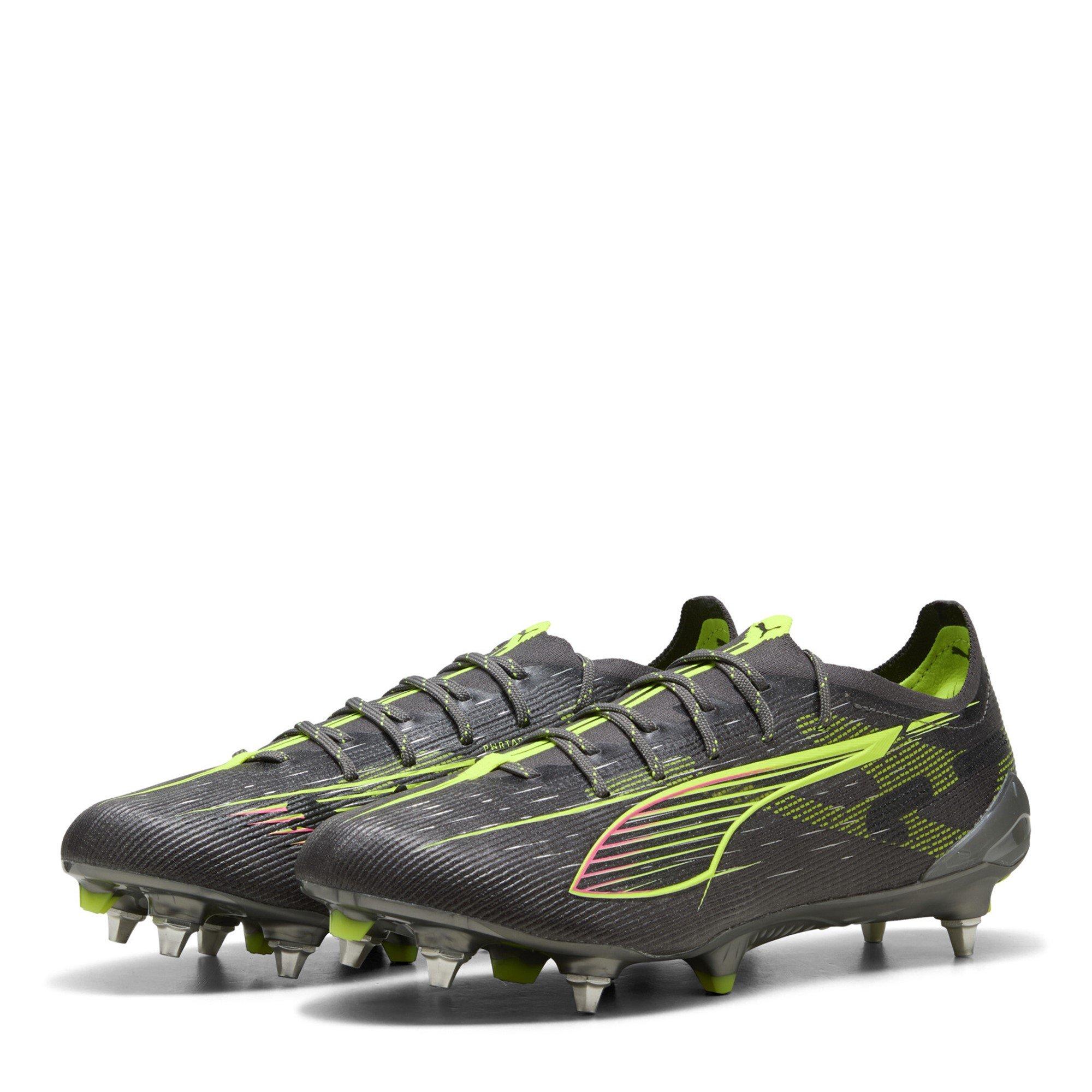 Matte Silver - Puma - Ultra 5 Ultimate Soft Ground Football Boots Juniors - 1