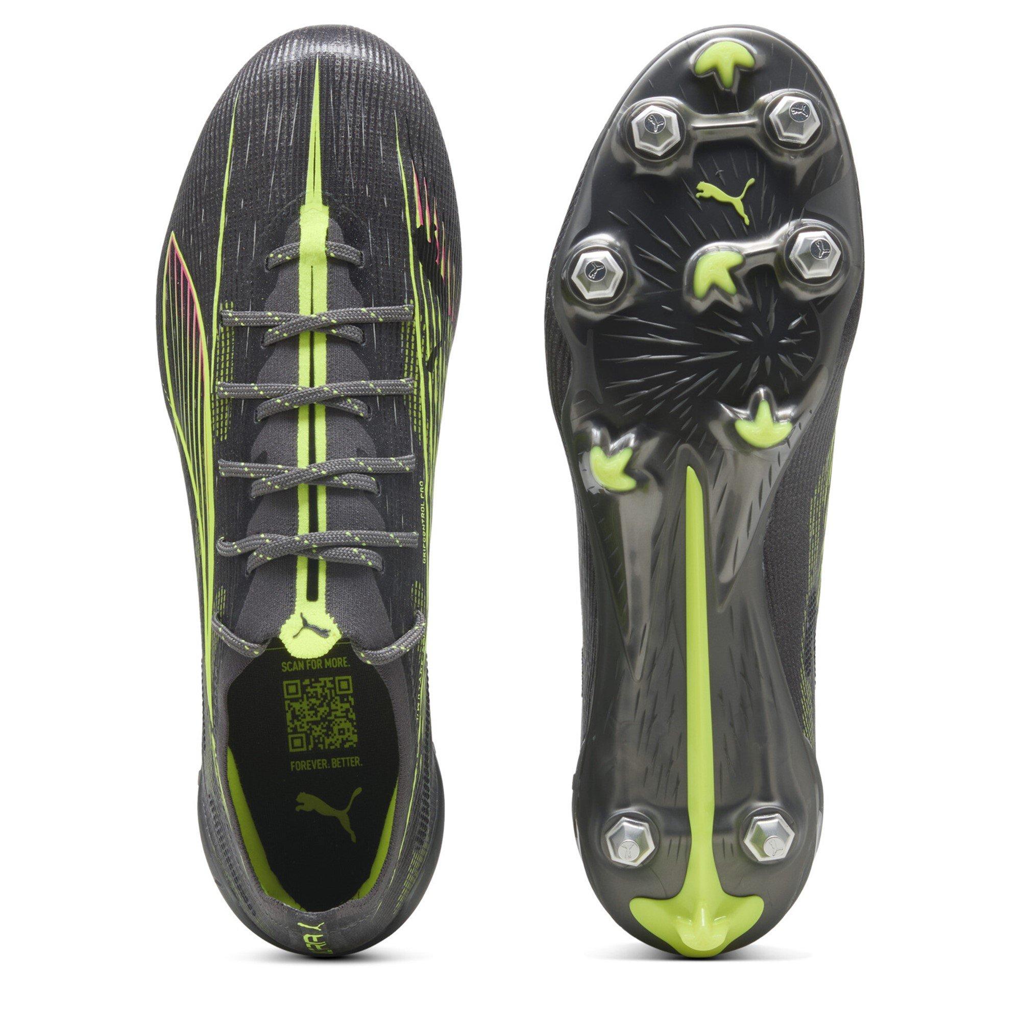 Matte Silver - Puma - Ultra 5 Ultimate Soft Ground Football Boots Juniors - 3