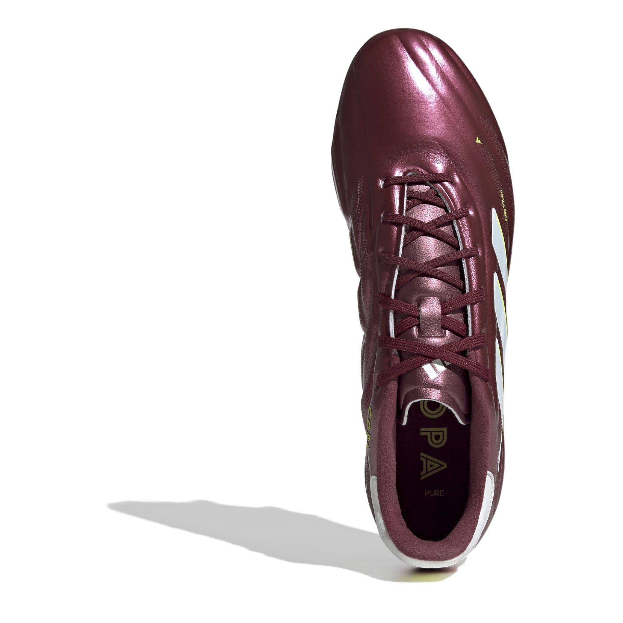 Shadow Red/Ftwr - adidas - Copa Pure II Elite Juniors Soft Ground Football Boots - 5