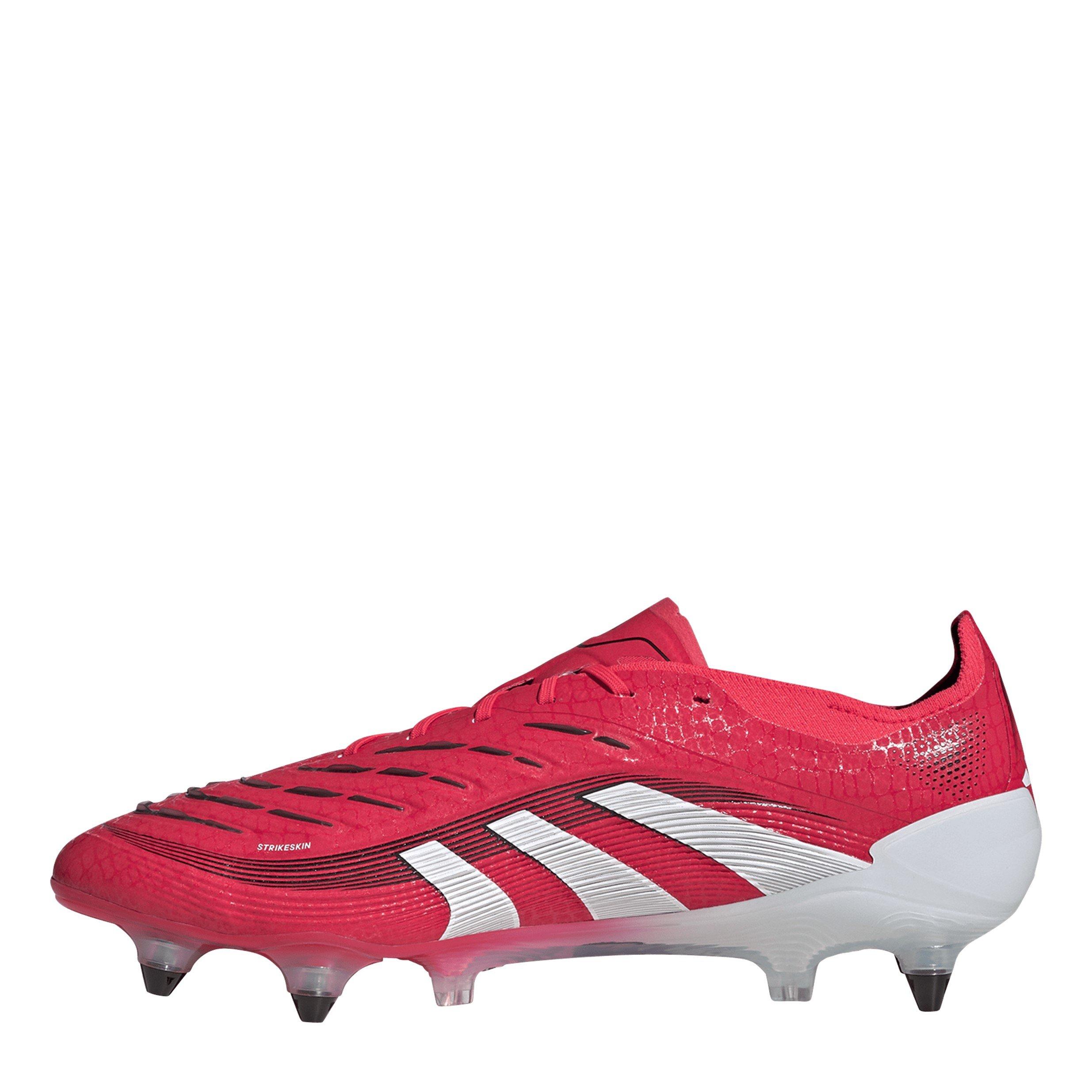 Red/Wht/Blk - adidas - Unisex Kids' Pred Elt Predator Soft Ground Football Boots - 2