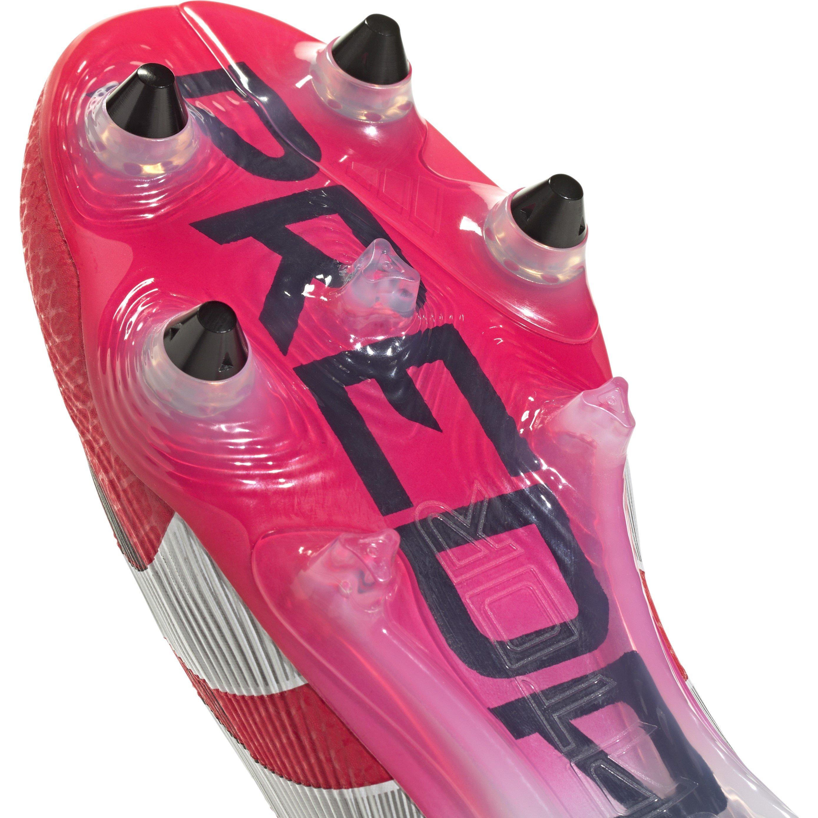 Red/Wht/Blk - adidas - Unisex Kids' Pred Elt Predator Soft Ground Football Boots - 8