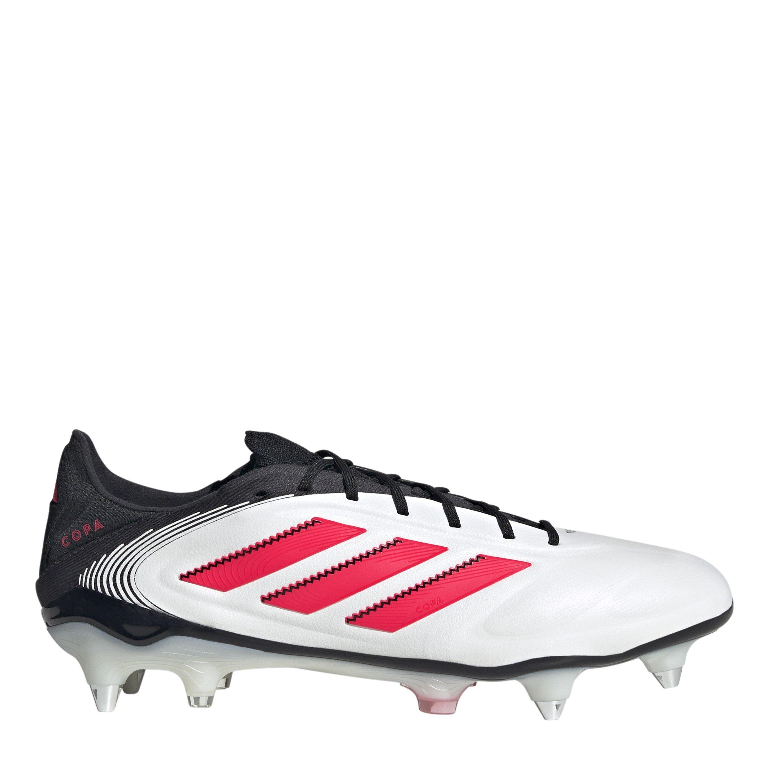Wht/Red/Blk - adidas - Unisex Kids CopaP3Elt Soft Ground Football Boots - 1