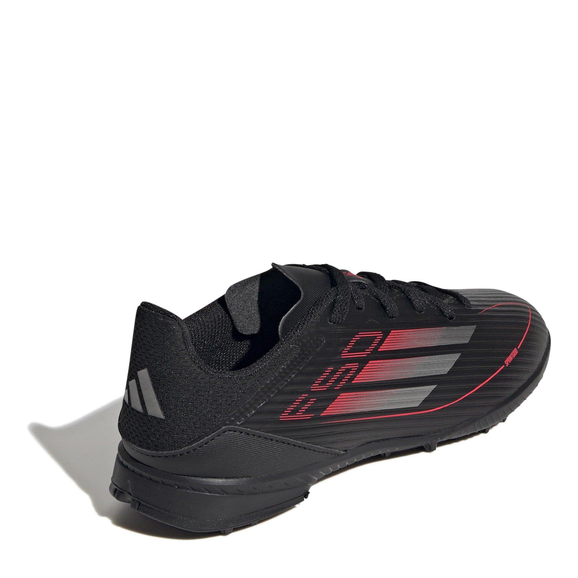 Schwarz/Eisen/Rot - adidas - F50 League Childrens Astro Turf Football Boots - 4