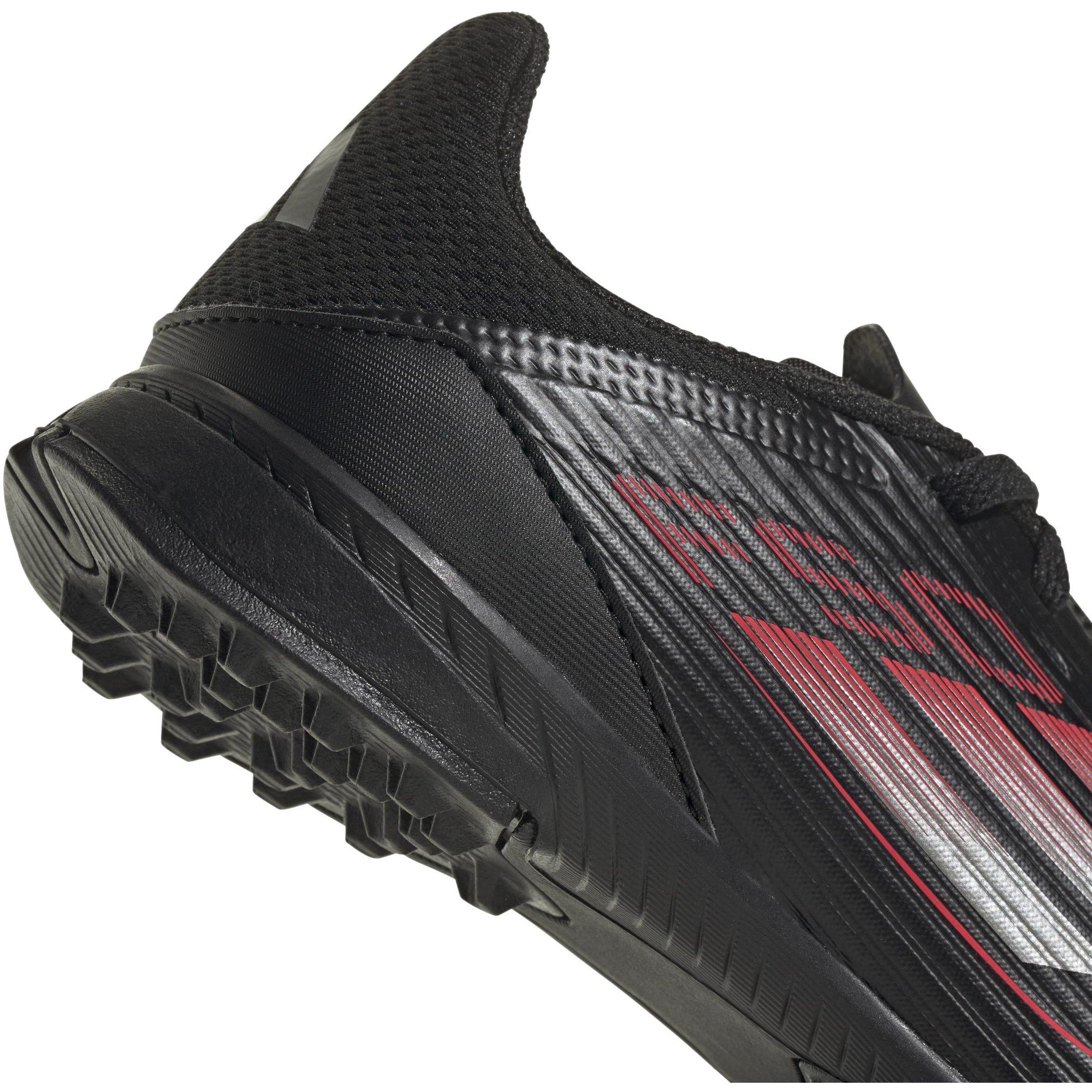 Schwarz/Eisen/Rot - adidas - F50 League Childrens Astro Turf Football Boots - 8