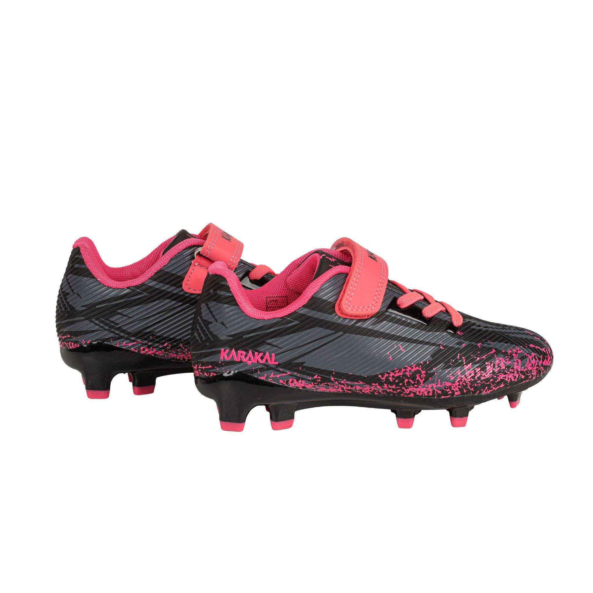 Black/Pink - Karakal - Gaelic 3 Firm Ground Football Boots Child - 2