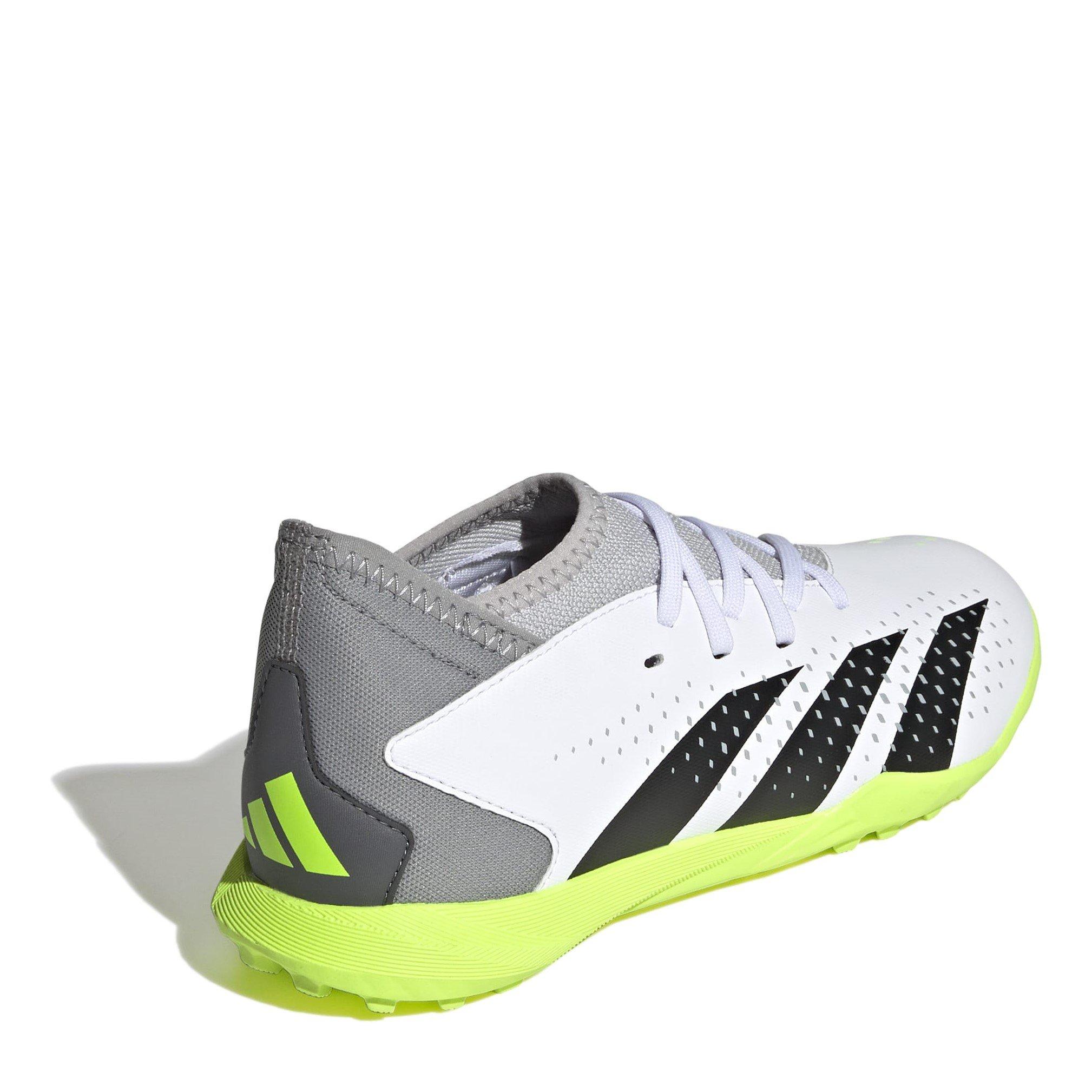 Wit/Zwart/Citroen - adidas - Kids' Predator Astro Turf Football Boots - 4