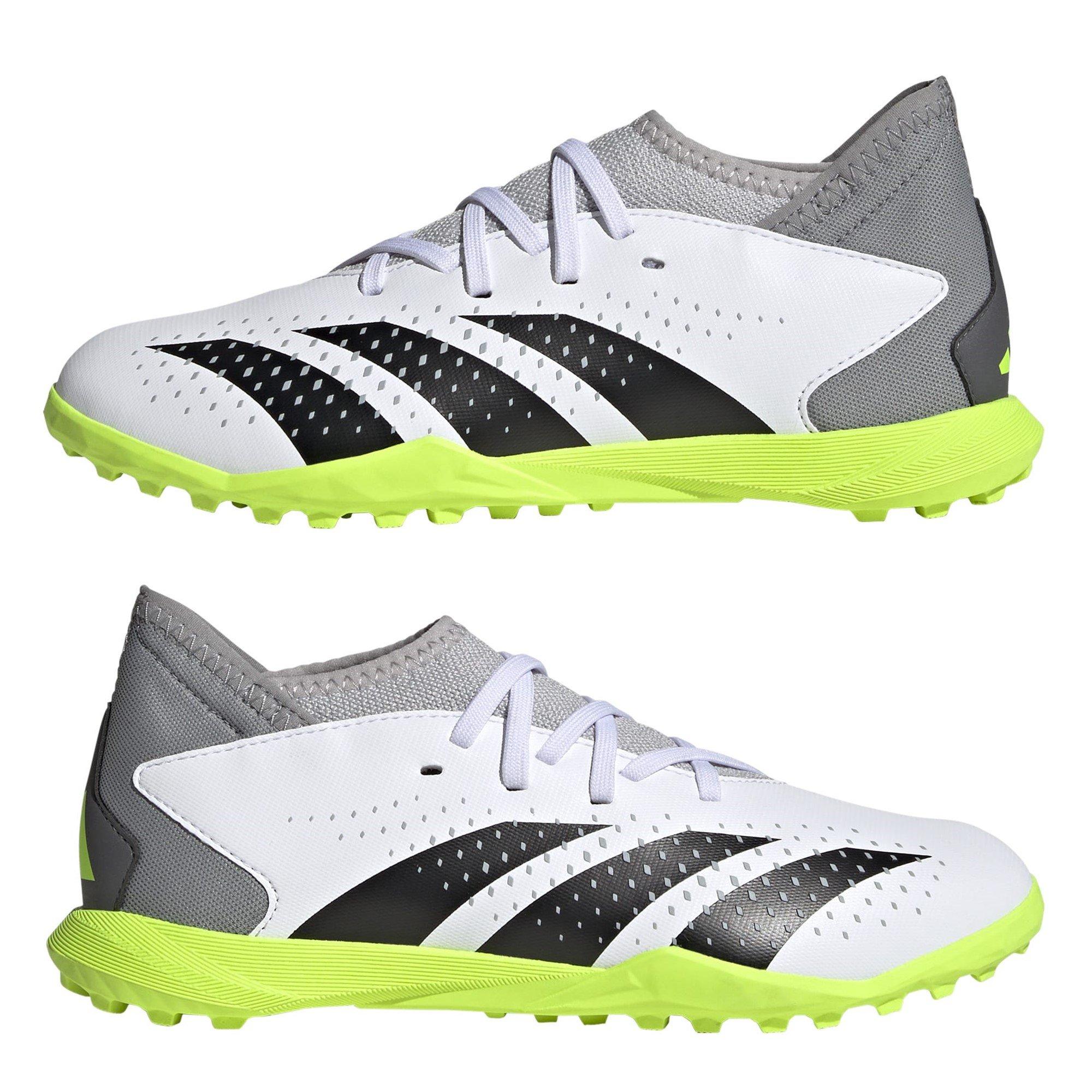 Wit/Zwart/Citroen - adidas - Kids' Predator Astro Turf Football Boots - 9