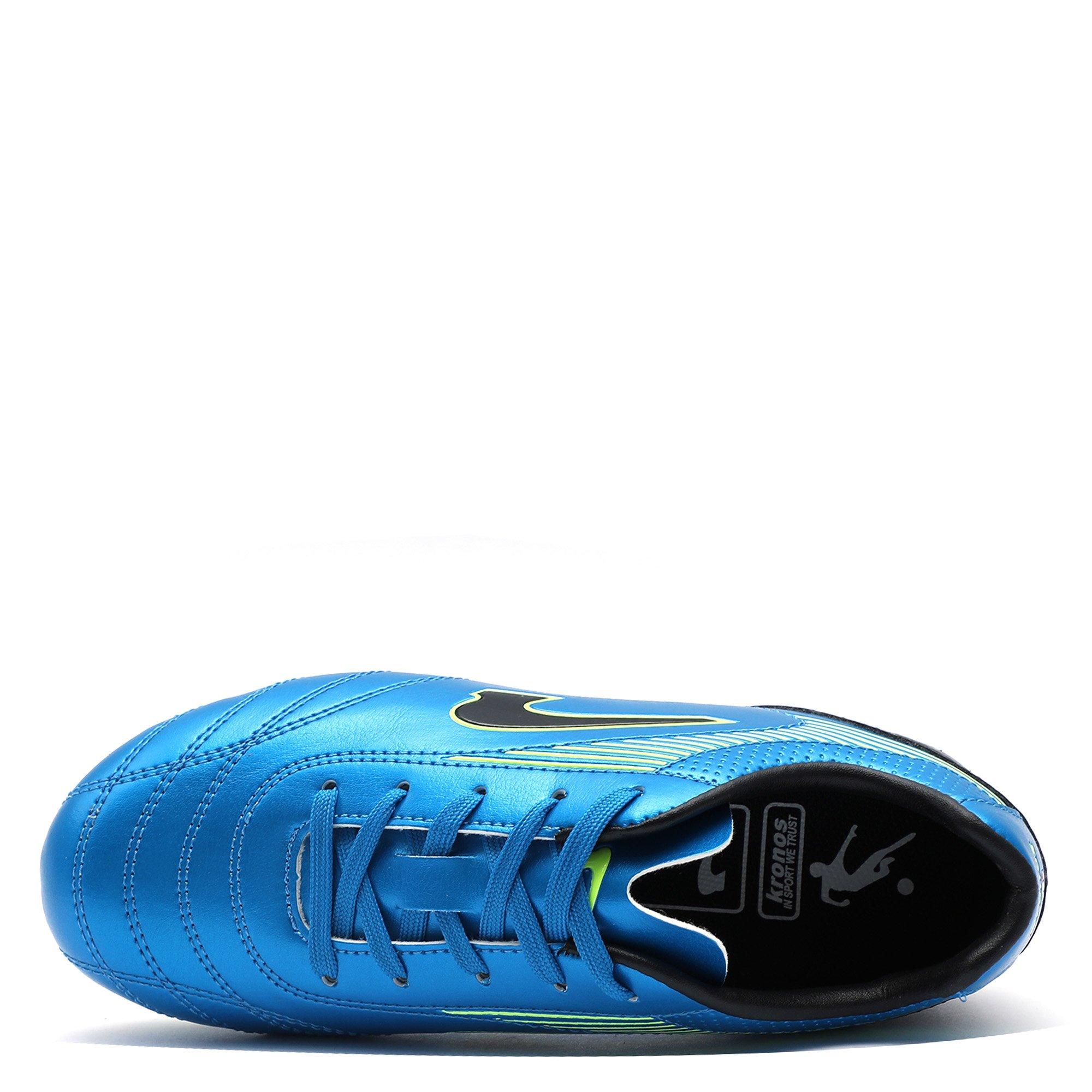 Royal/Black - Kronos - Costa 6 Junior Firm Ground Football Boots - 3