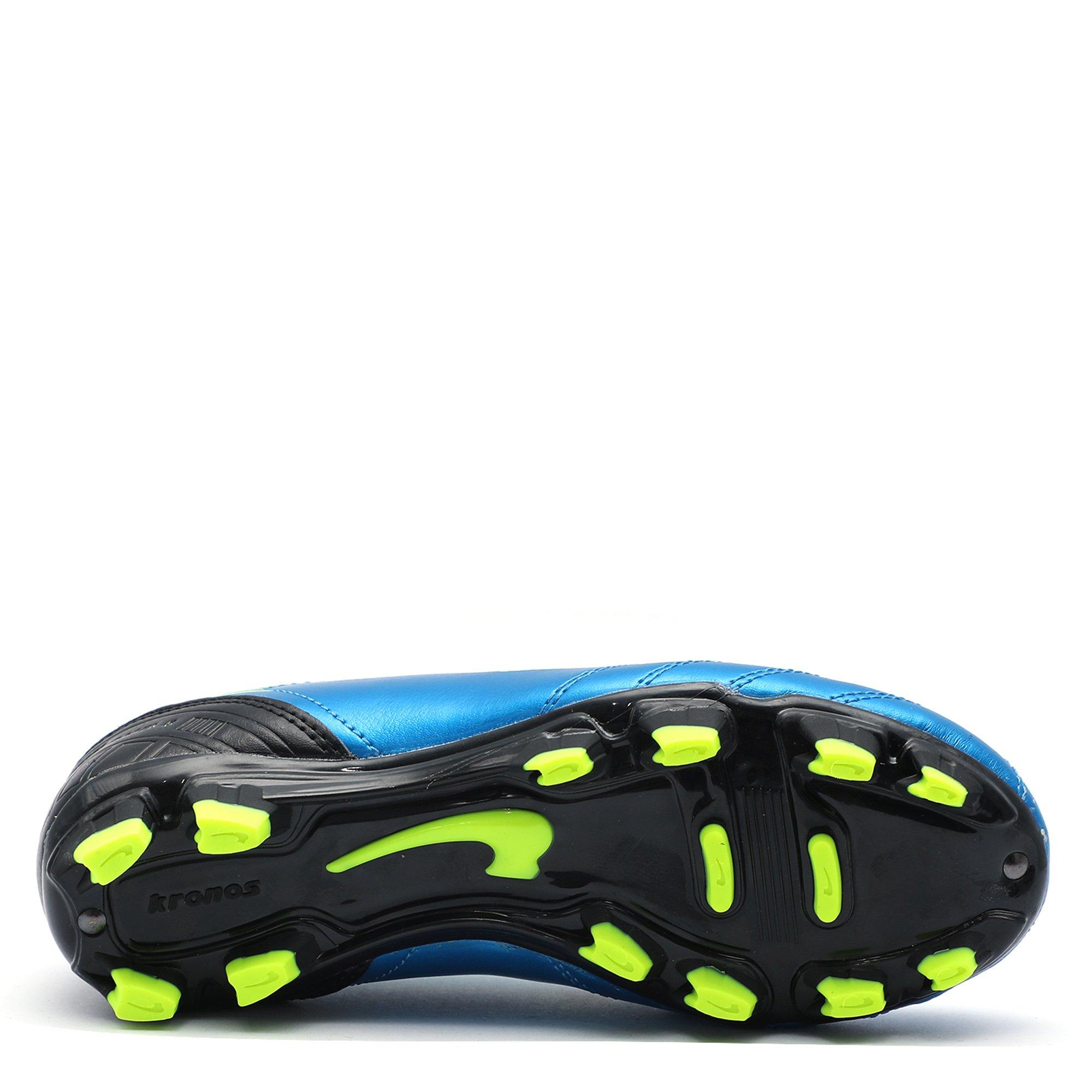 Royal/Black - Kronos - Costa 6 Junior Firm Ground Football Boots - 4