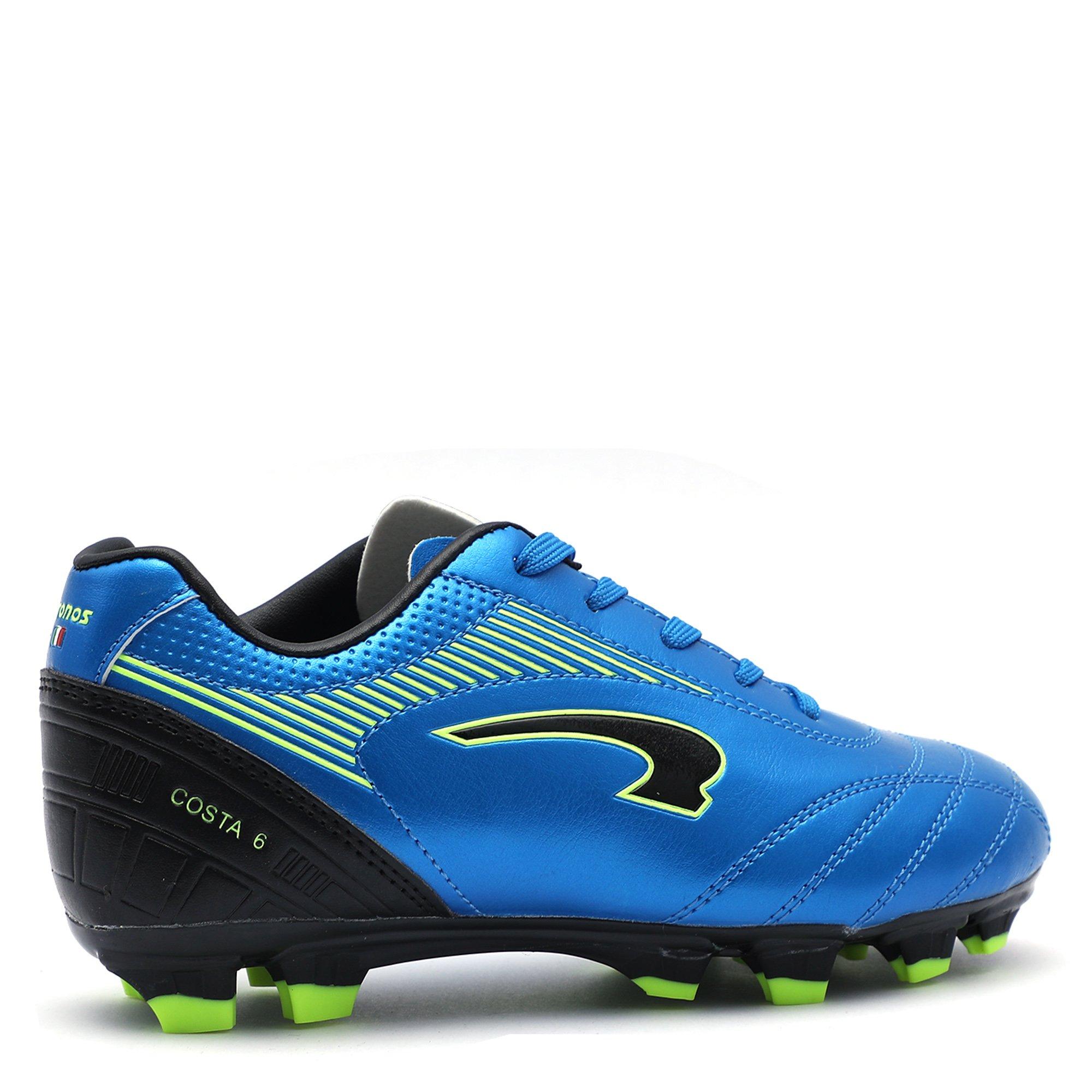 Royal/Black - Kronos - Costa 6 Junior Firm Ground Football Boots - 6