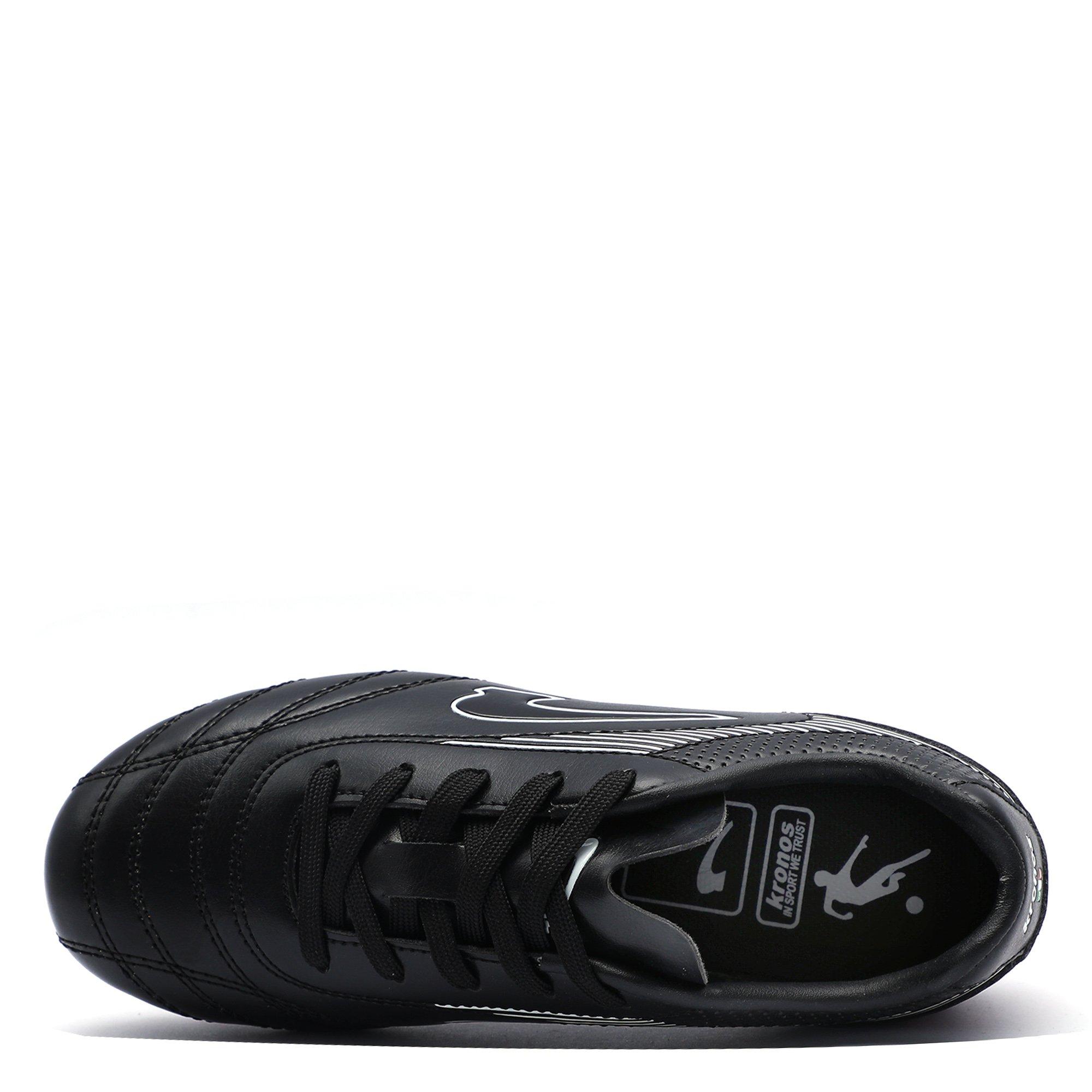 Black/Purple - Kronos - Costa 6 Junior Firm Ground Football Boots - 3