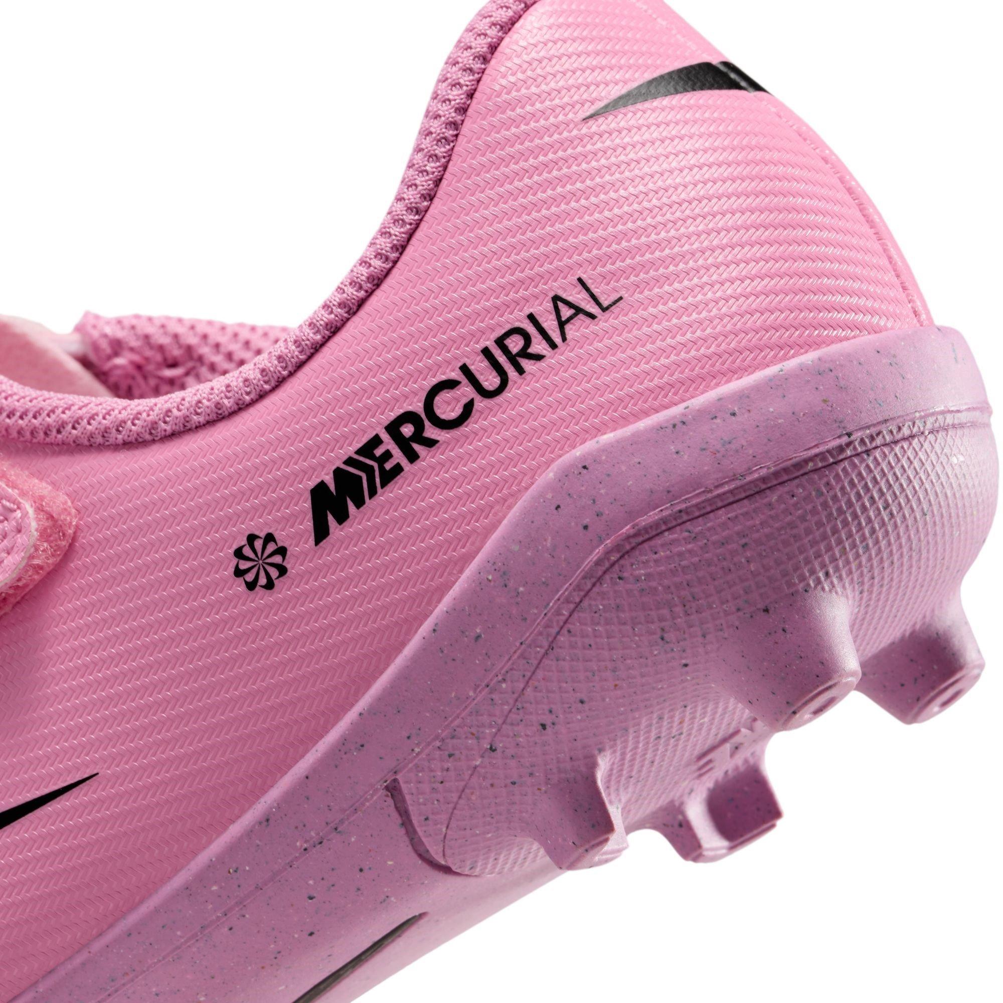 Pink/Black - Nike - Mercurial Vapour 16 Club Childrens Firm Ground Football Boots - 9