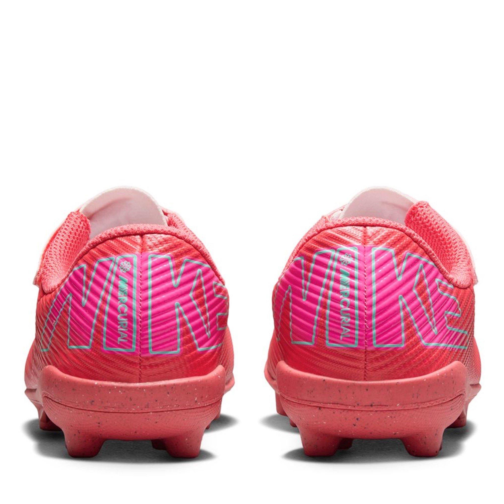 Red/Green - Nike - Mercurial Vapour 16 Club Childrens Firm Ground Football Boots - 5