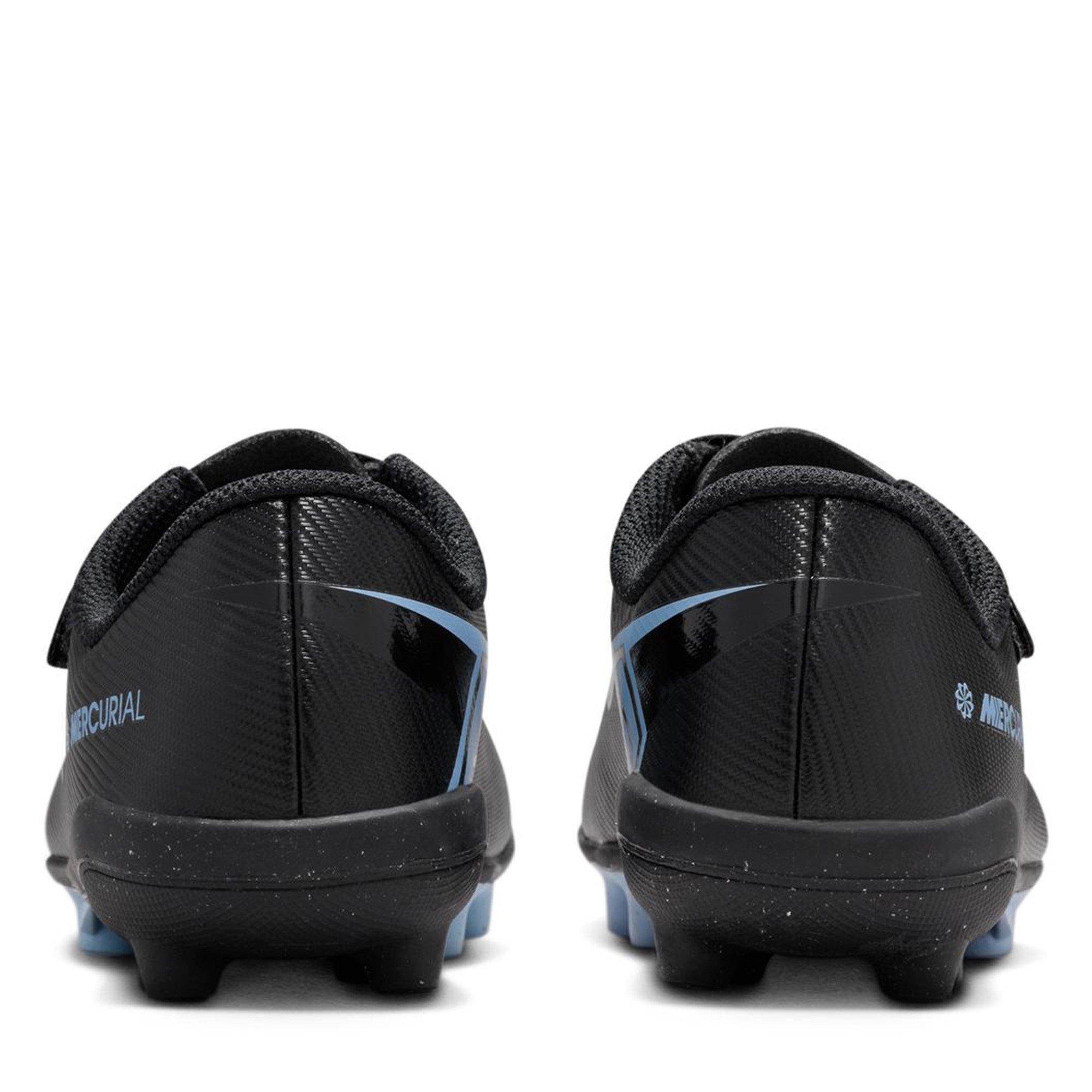 Black/Blue - Nike - Mercurial Vapour 16 Club Childrens Firm Ground Football Boots - 5