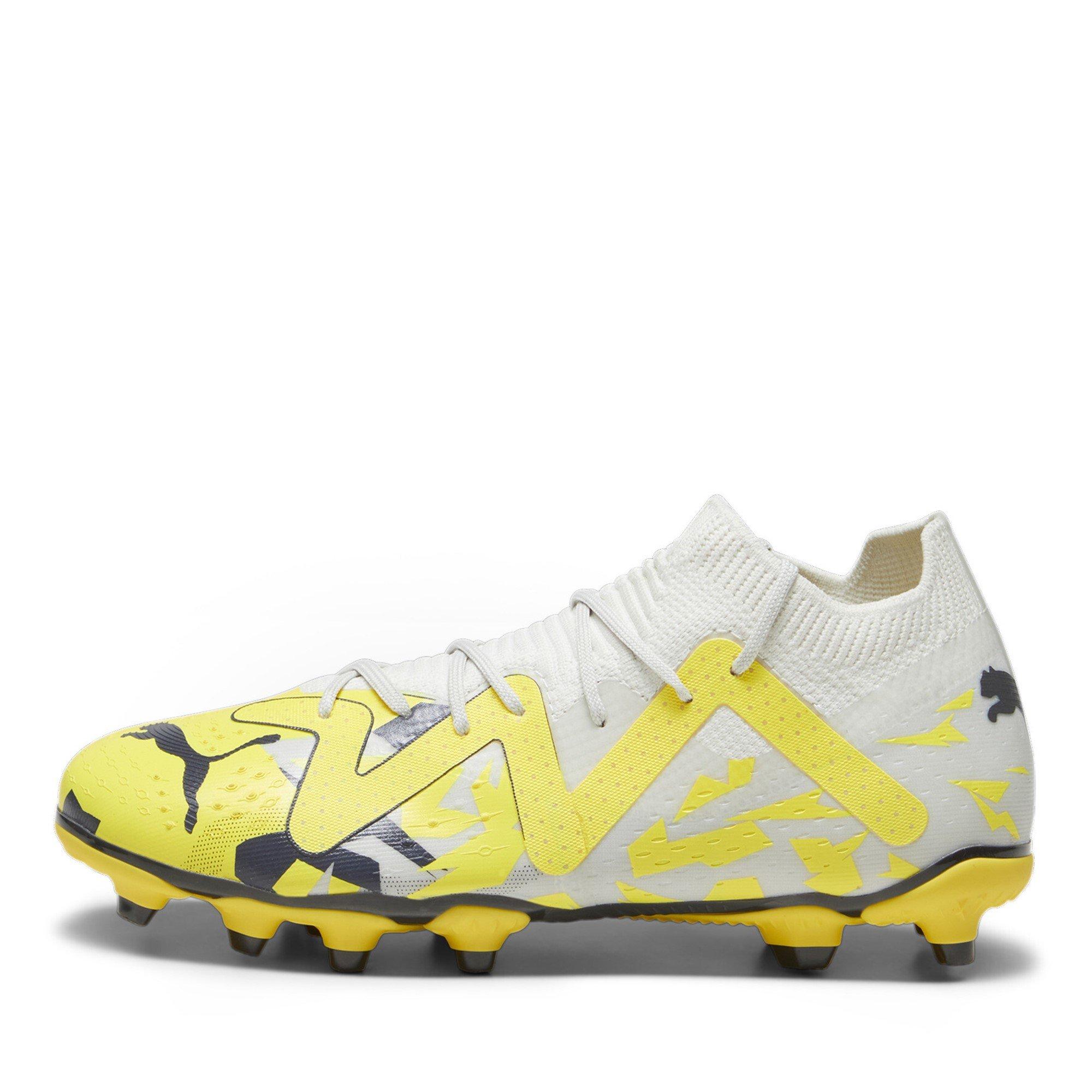 Grigio/Giallo - Puma - Future Match Energy Infants Firm Ground Football Boots - 2