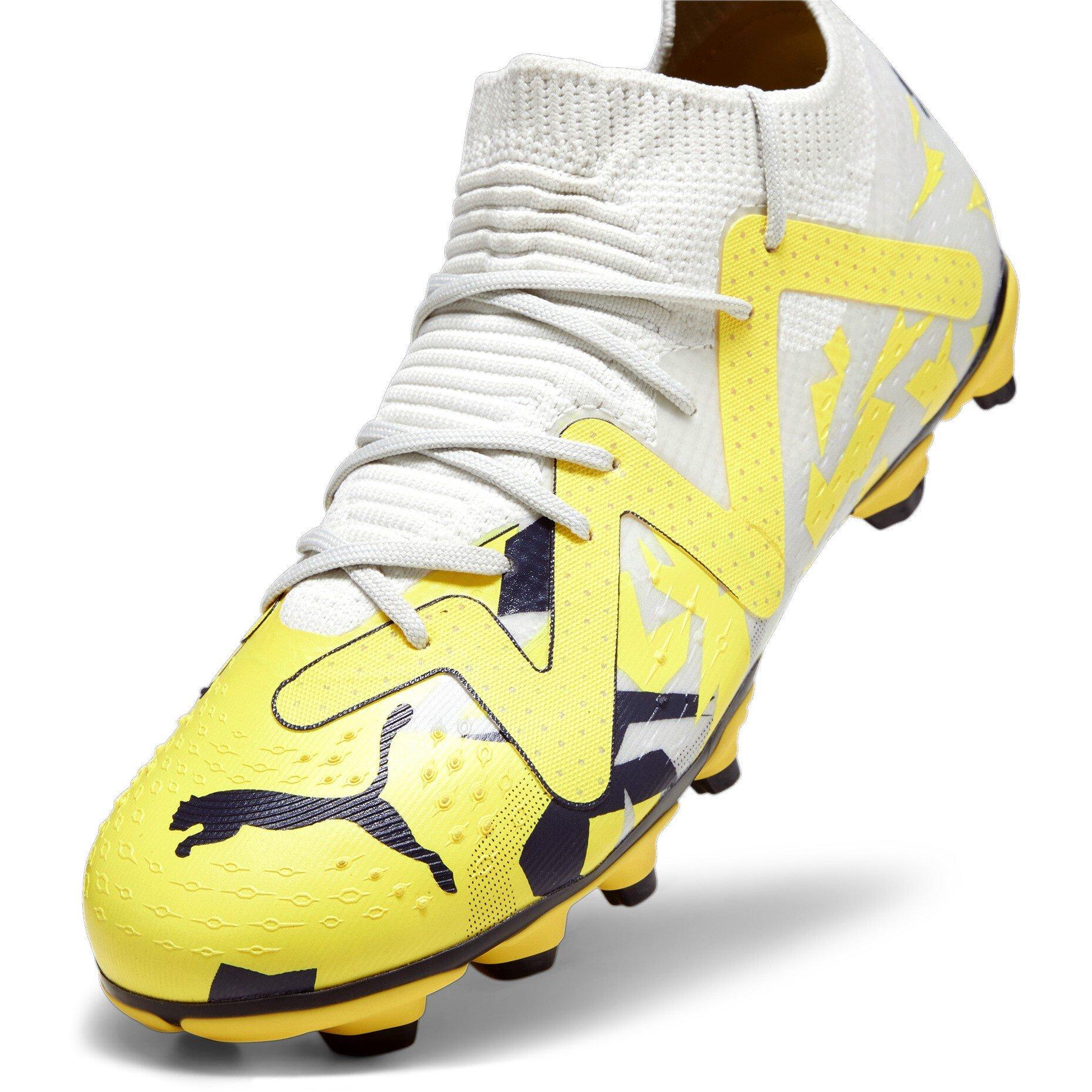Grigio/Giallo - Puma - Future Match Energy Infants Firm Ground Football Boots - 6