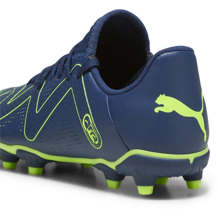 Azul/Verde - Puma - Future Play.4 Childrens Firm Ground Football Boots - 5