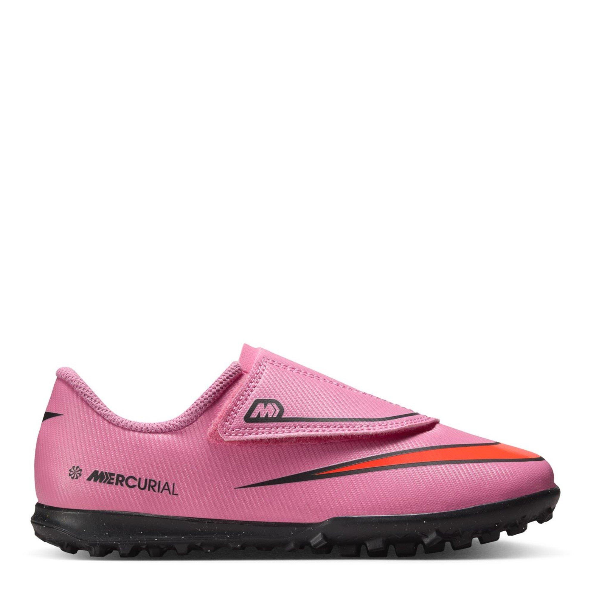 Cor-de-rosa/preto - Nike - Mercurial Vapour 16 Club Childrens Astro Turf Football Boots - 1