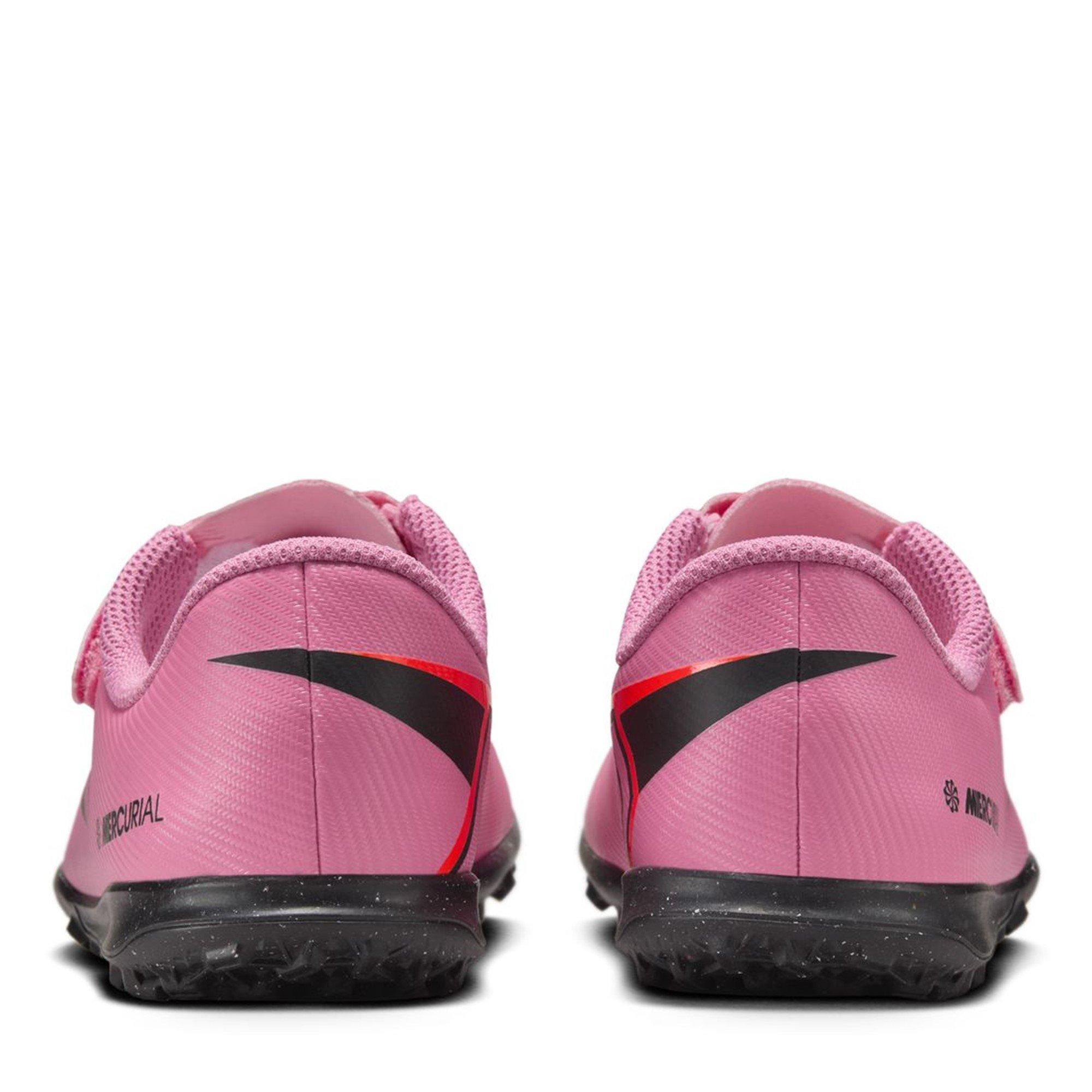 Pink/Black - Nike - Mercurial Vapour 16 Club Childrens Astro Turf Football Boots - 5