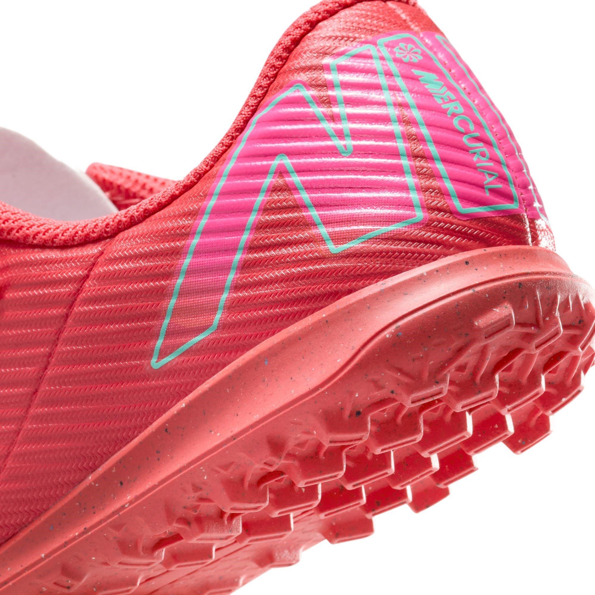 Rot/Grün - Nike - Mercurial Vapour 16 Club Childrens Astro Turf Football Boots - 8