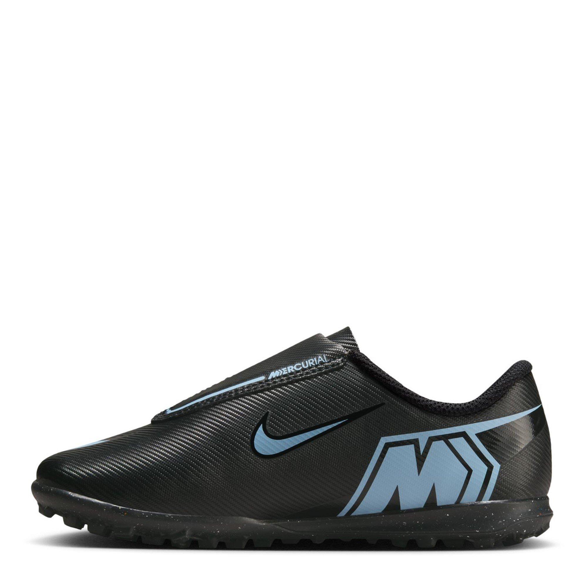 Black/Blue - Nike - Mercurial Vapour 16 Club Childrens Astro Turf Football Boots - 2