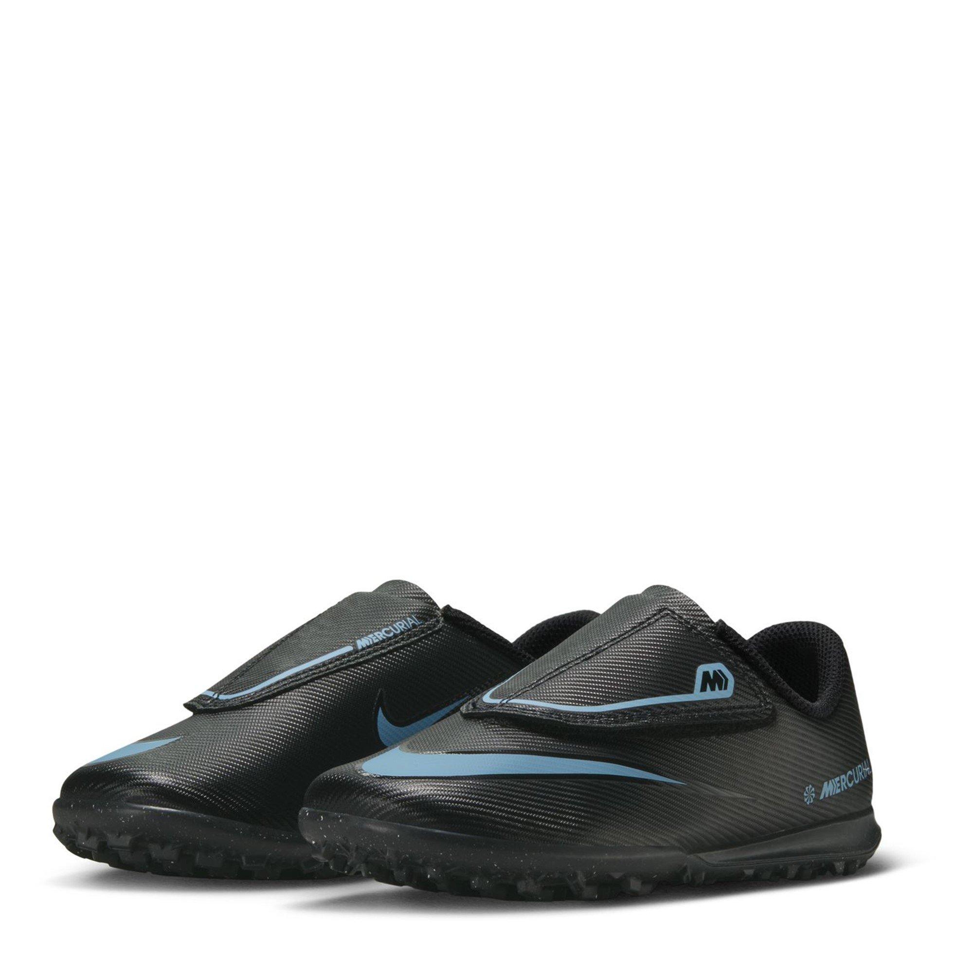 Black/Blue - Nike - Mercurial Vapour 16 Club Childrens Astro Turf Football Boots - 4
