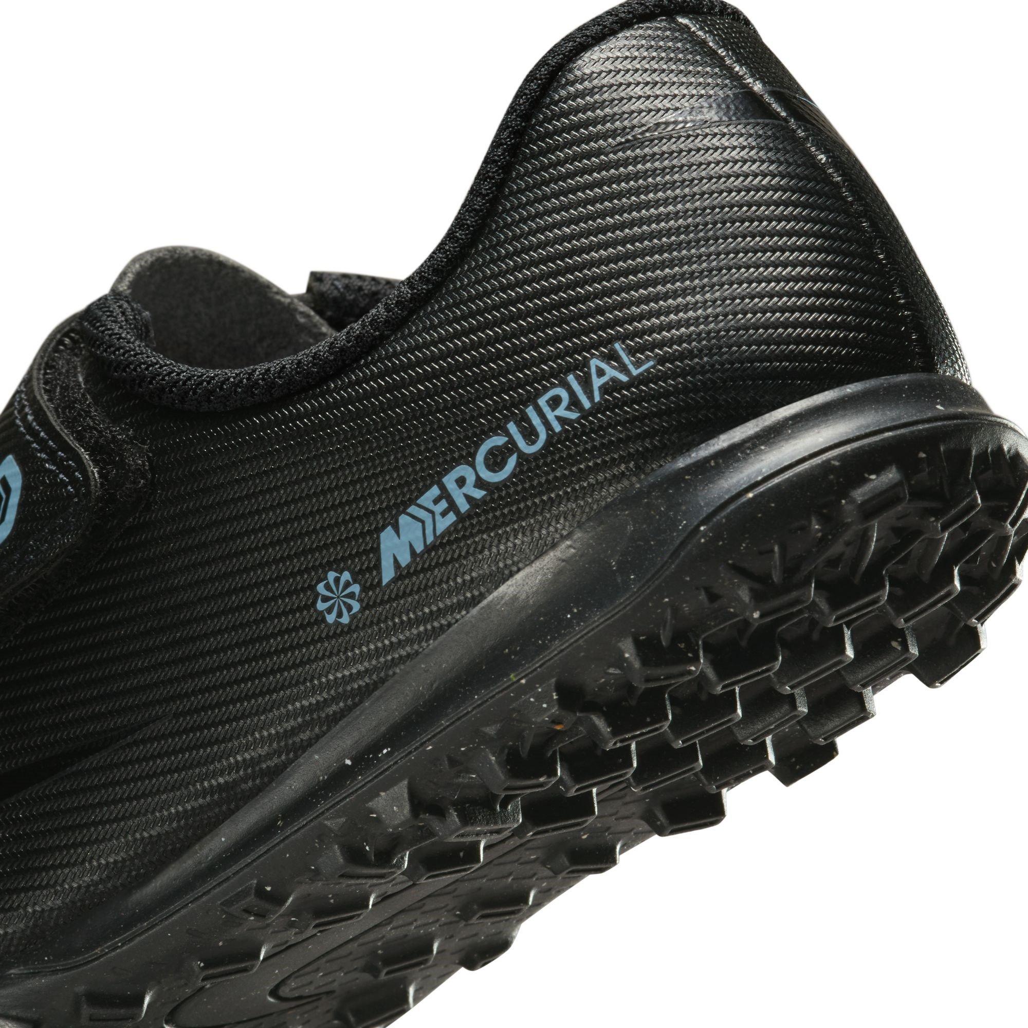 Black/Blue - Nike - Mercurial Vapour 16 Club Childrens Astro Turf Football Boots - 8
