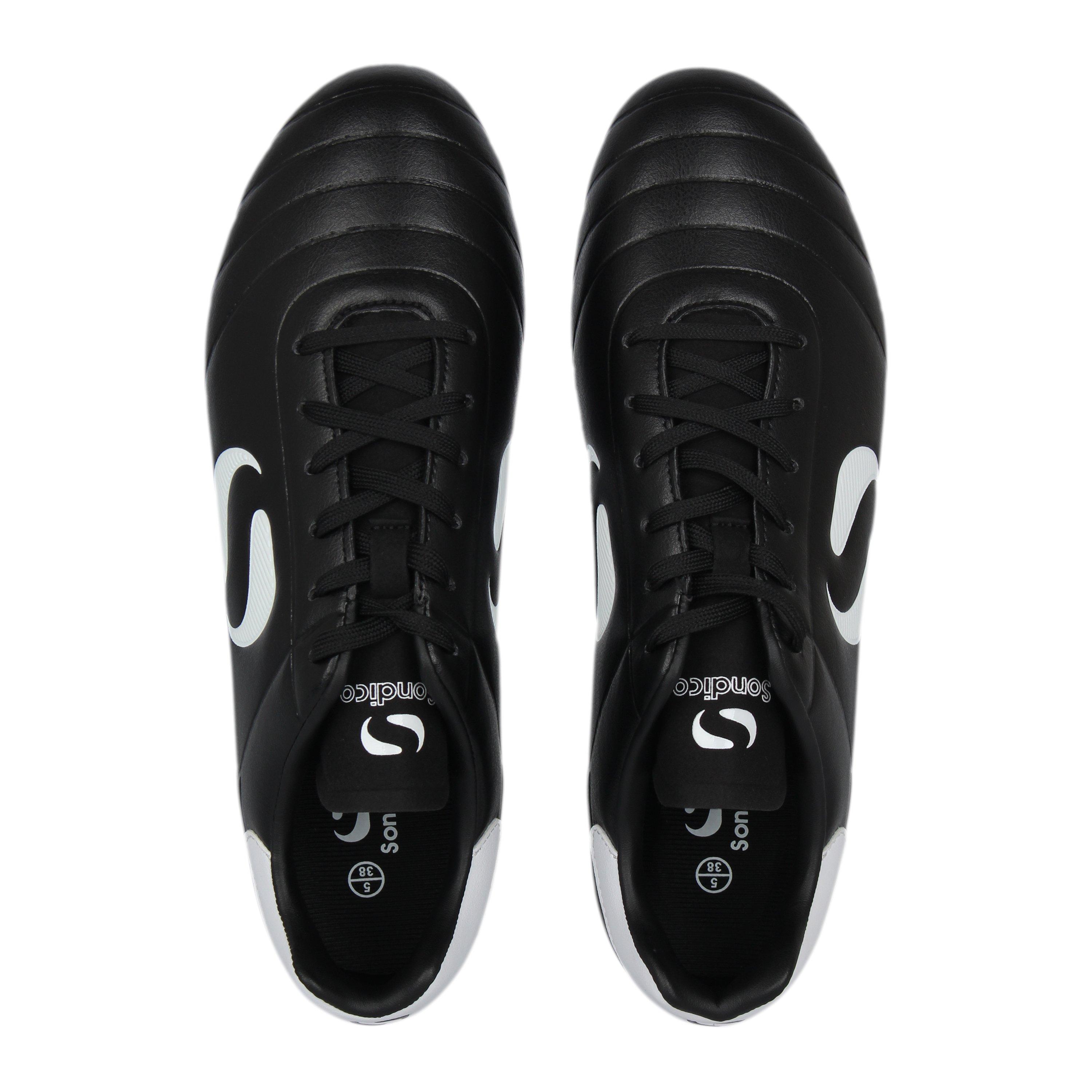 Black/White - Sondico - Strike Firm Ground Football Boots Juniors - 6