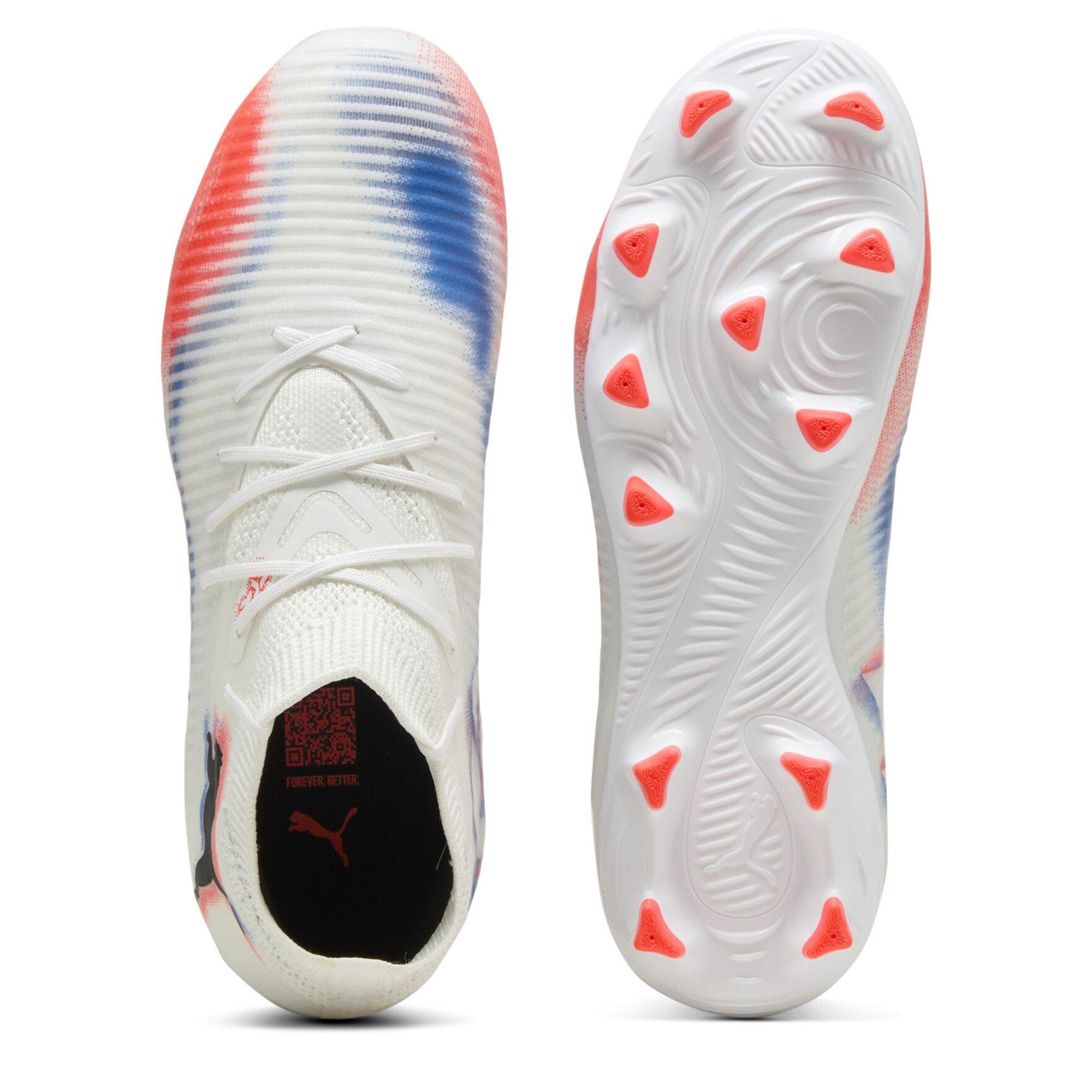 White/Black/Red - Puma - Future 8 Pro Childrens Artificial Ground Football Boots - 3