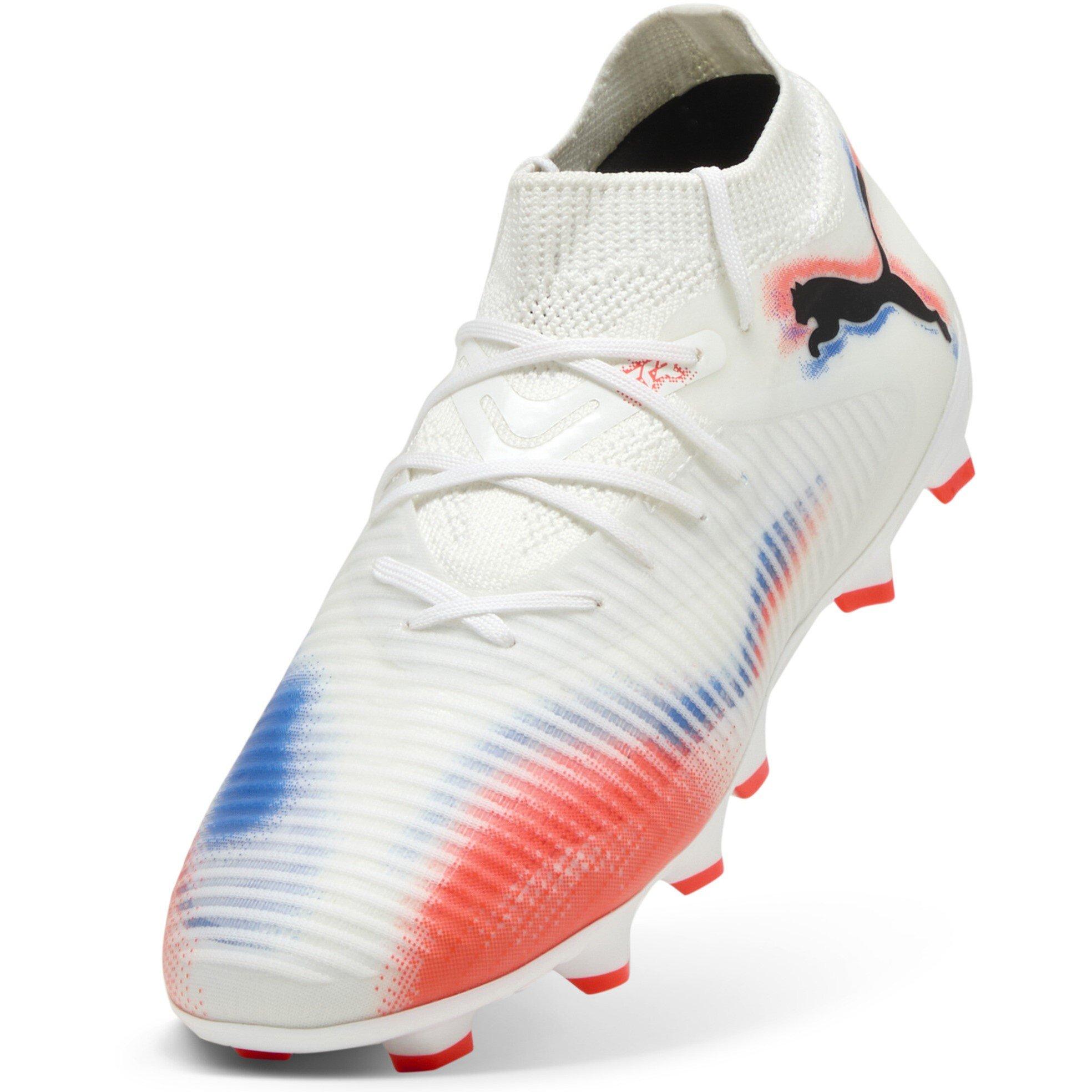 White/Black/Red - Puma - Future 8 Pro Childrens Artificial Ground Football Boots - 6
