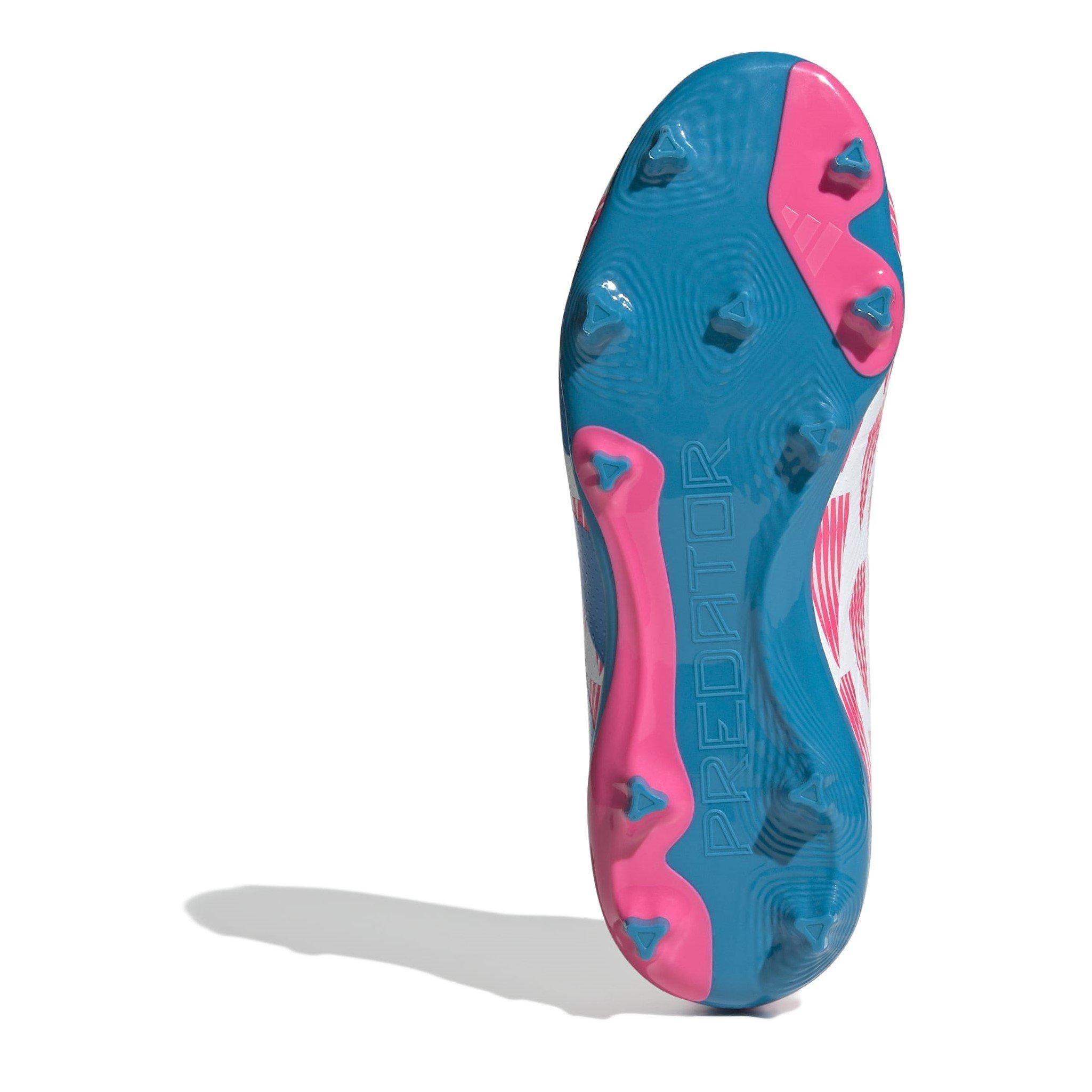 Branco Ftwr - adidas - Predator League Laceless Firm Ground Football Boots Juniors - 6