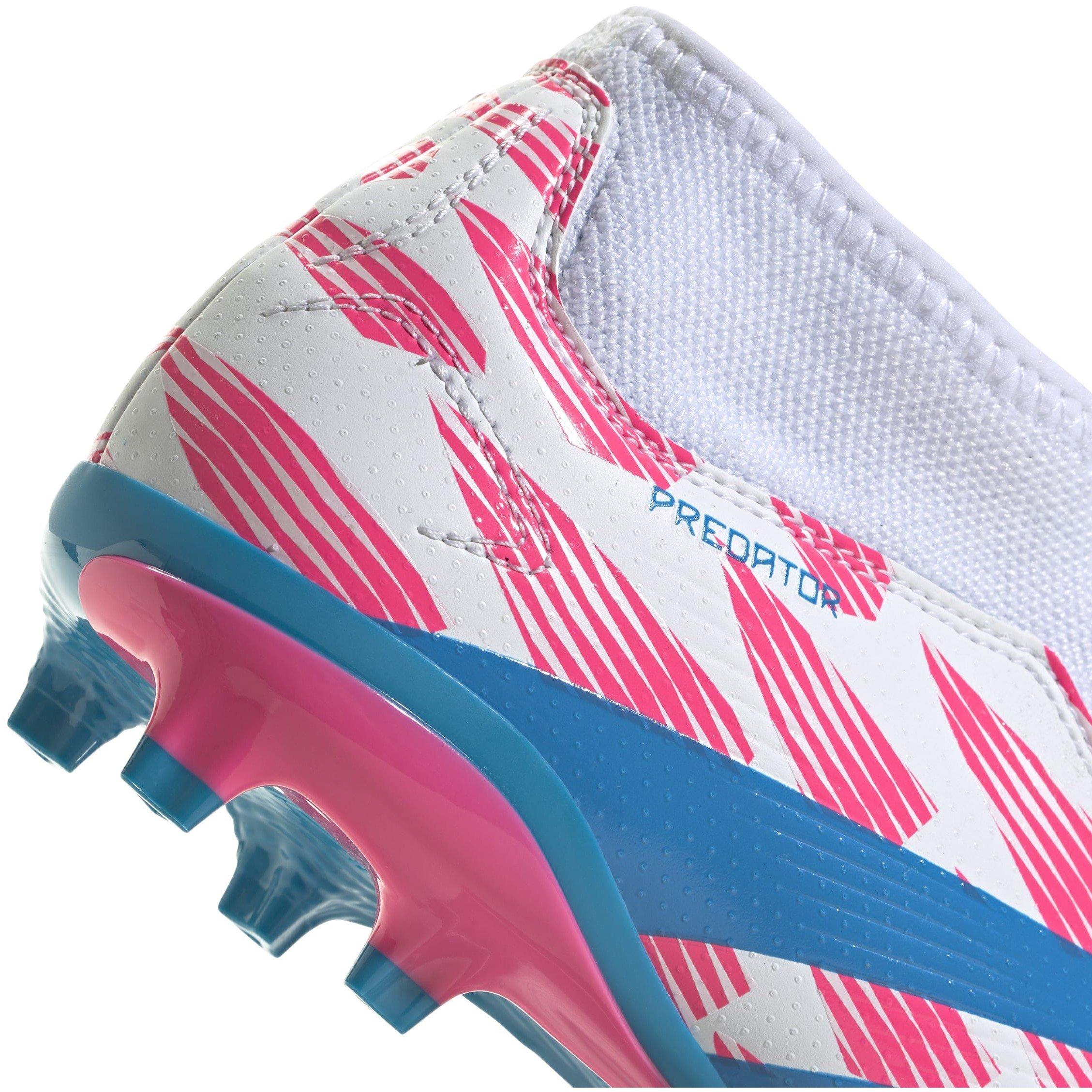 Branco Ftwr - adidas - Predator League Laceless Firm Ground Football Boots Juniors - 7