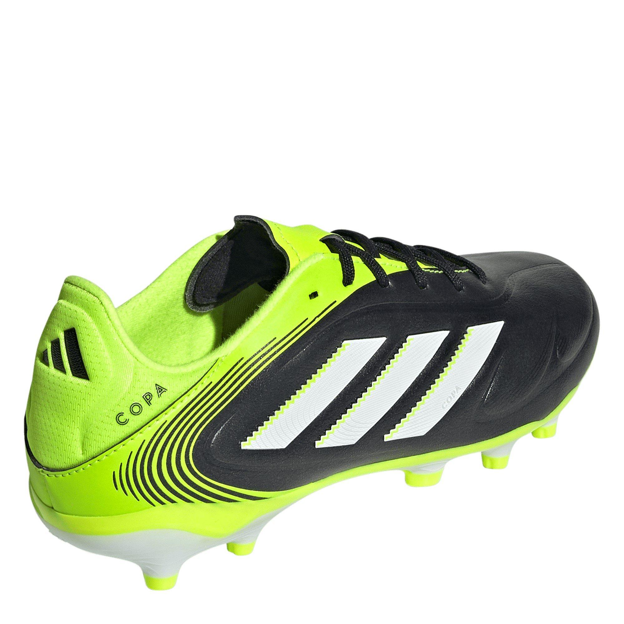 Black/Lemon - adidas - Copa Pure 3 League Childrens Firm Ground Football Boots - 4