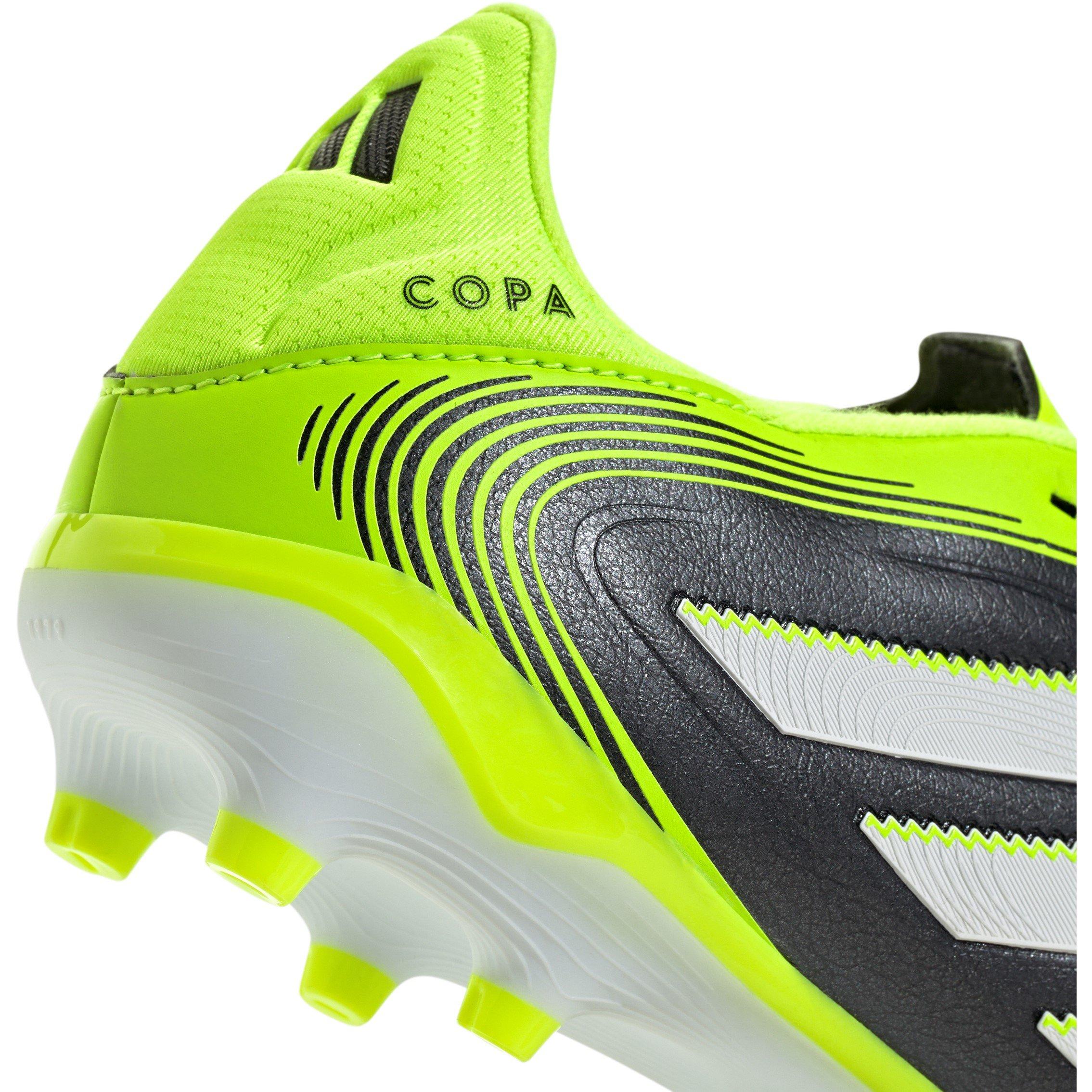 Black/Lemon - adidas - Copa Pure 3 League Childrens Firm Ground Football Boots - 8