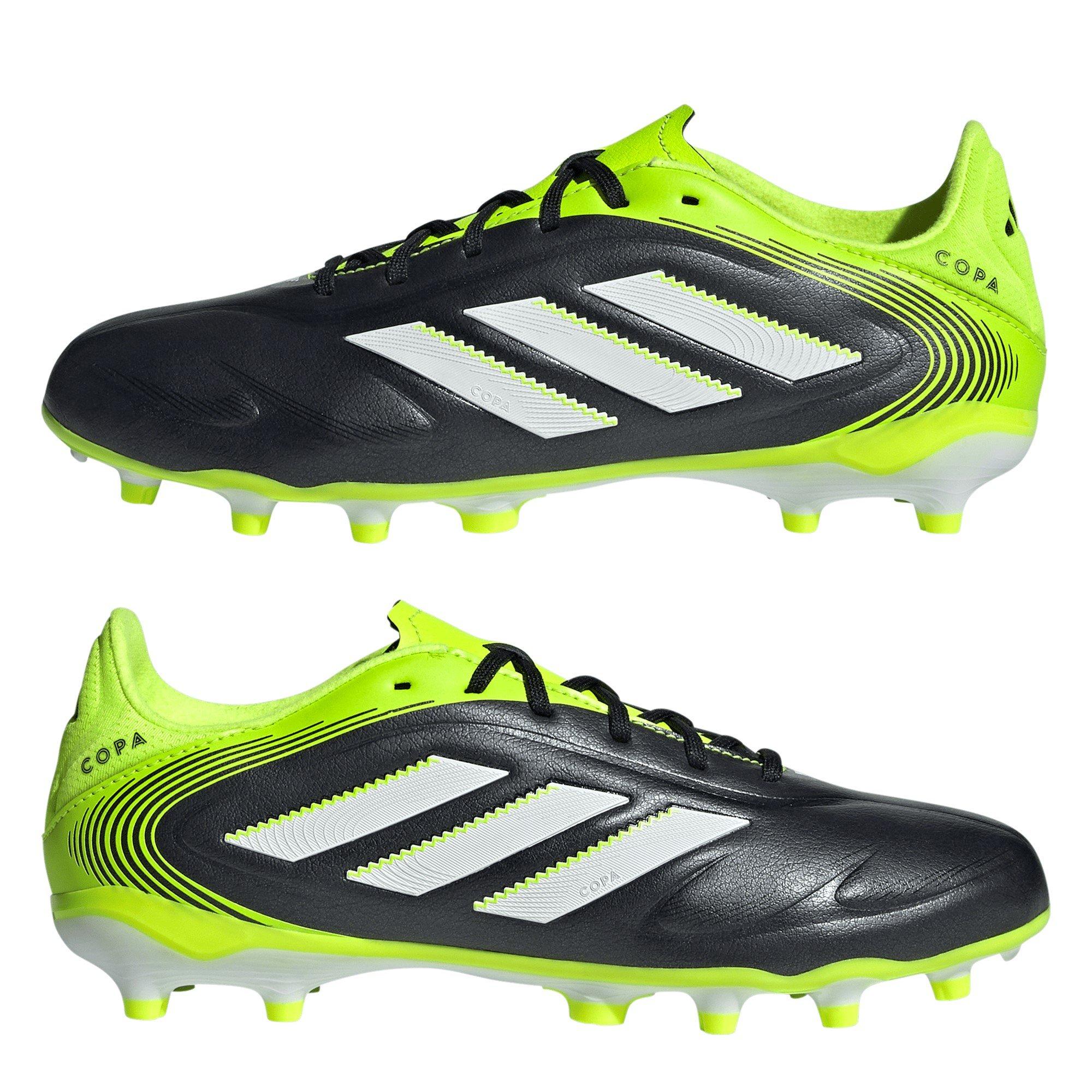 Black/Lemon - adidas - Copa Pure 3 League Childrens Firm Ground Football Boots - 9