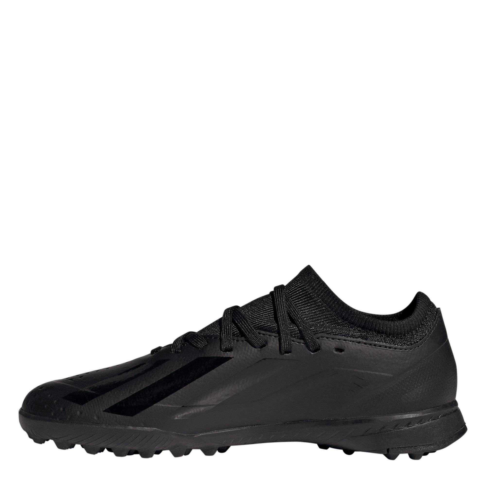 Preto/Preto - adidas - X Crazyfast League Childrens Astro Turf Football Boots - 2