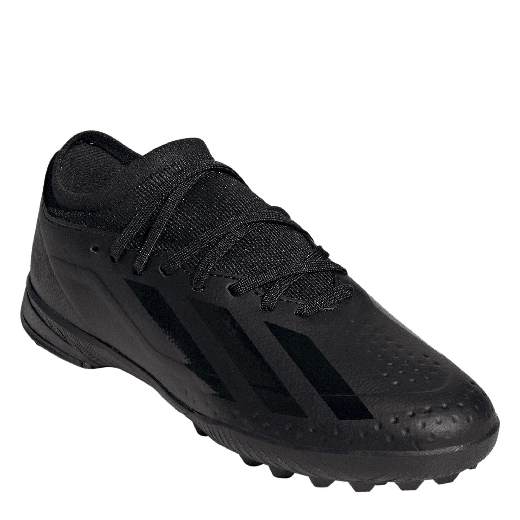 Preto/Preto - adidas - X Crazyfast League Childrens Astro Turf Football Boots - 3
