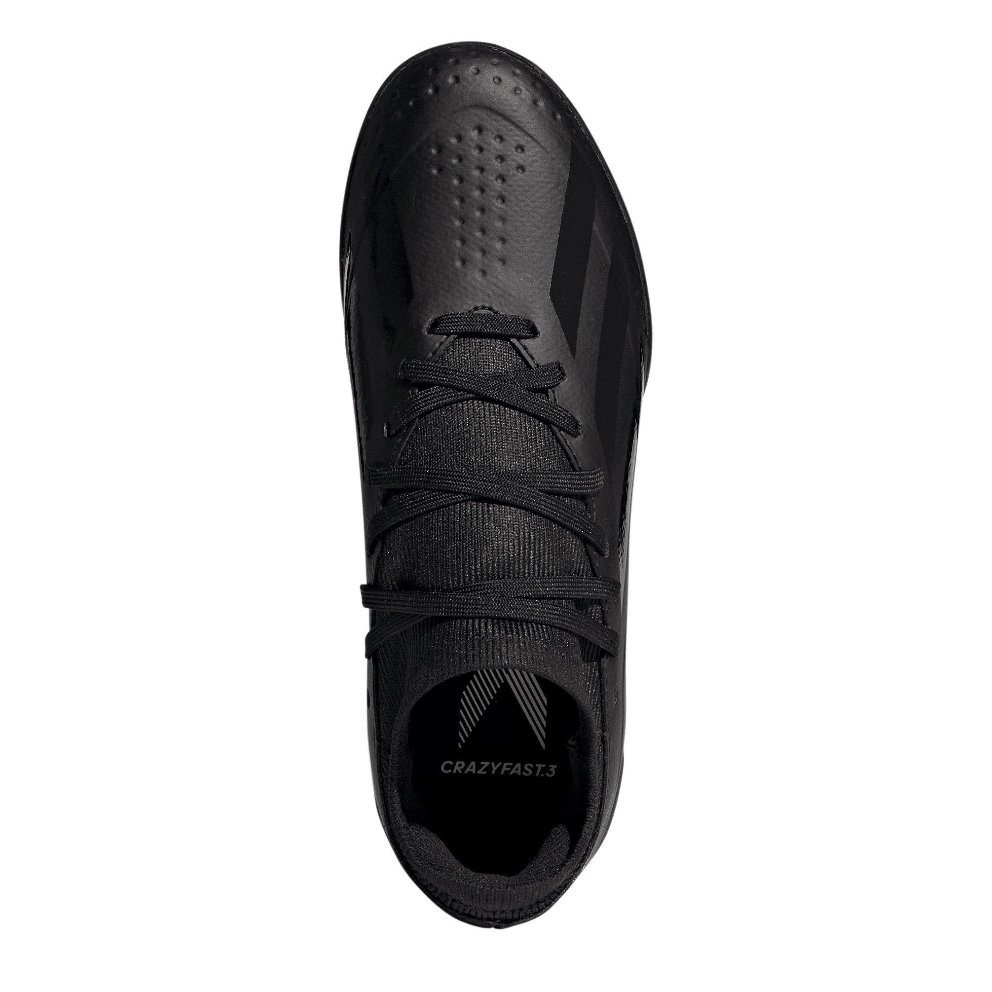 Preto/Preto - adidas - X Crazyfast League Childrens Astro Turf Football Boots - 5