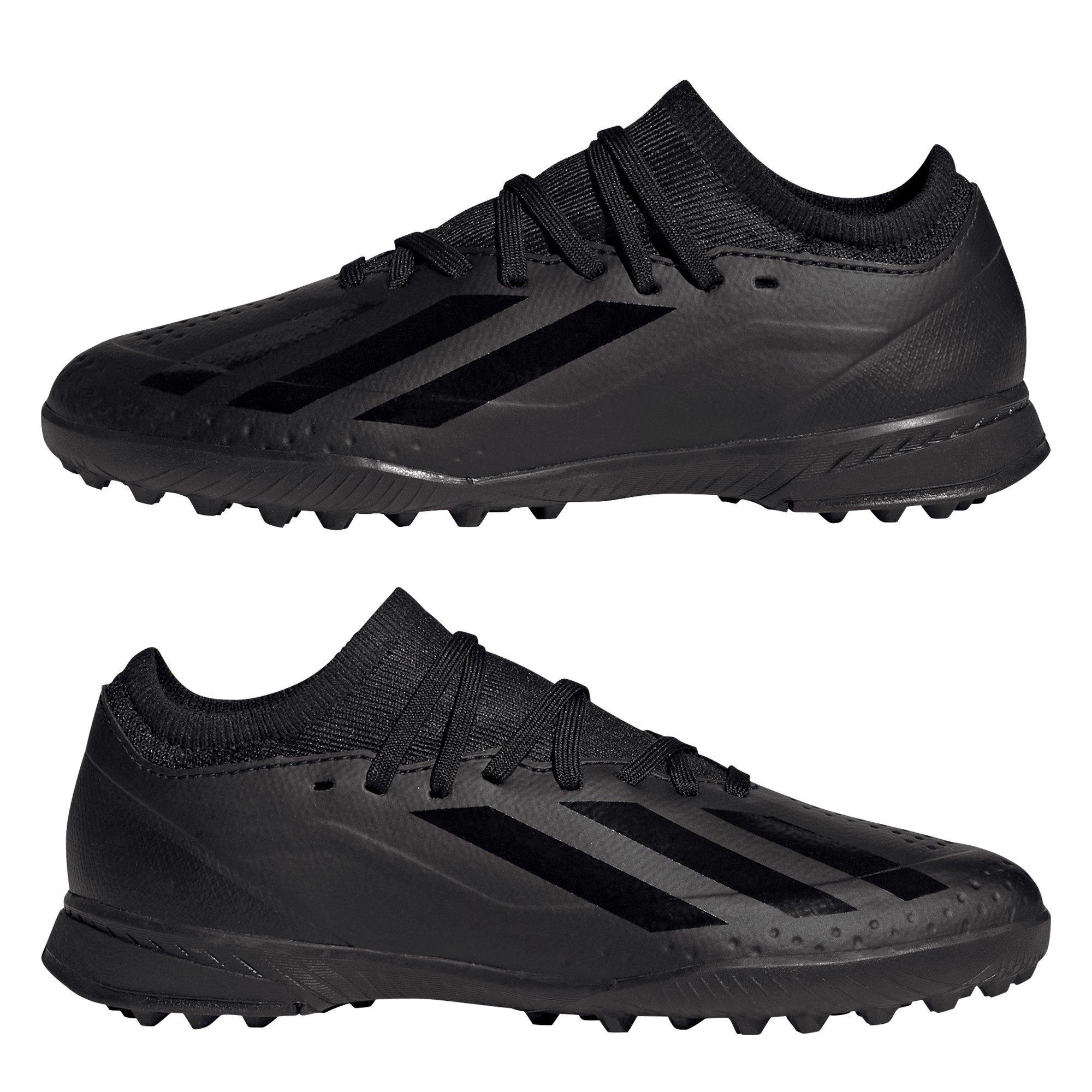Preto/Preto - adidas - X Crazyfast League Childrens Astro Turf Football Boots - 9