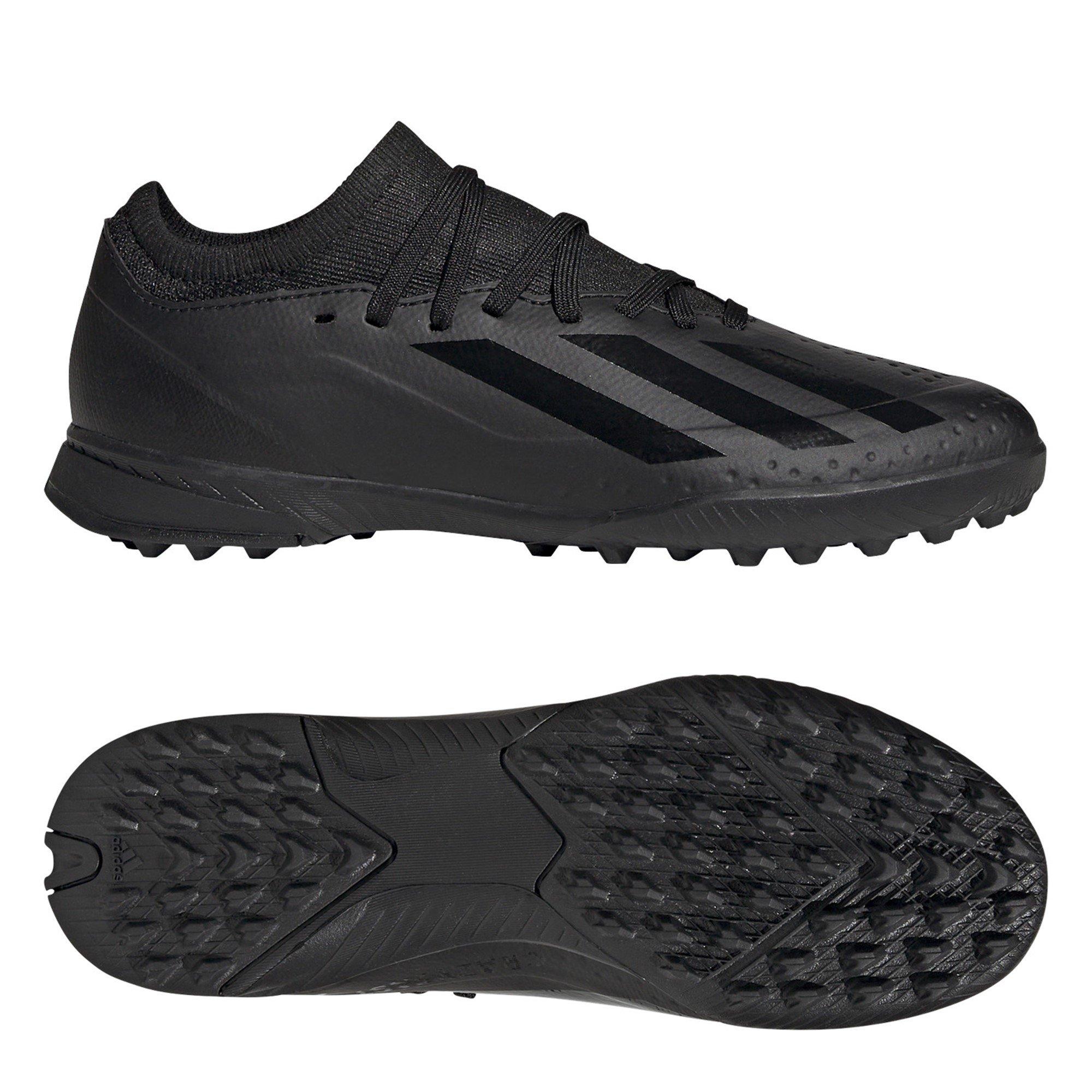 Preto/Preto - adidas - X Crazyfast League Childrens Astro Turf Football Boots - 10