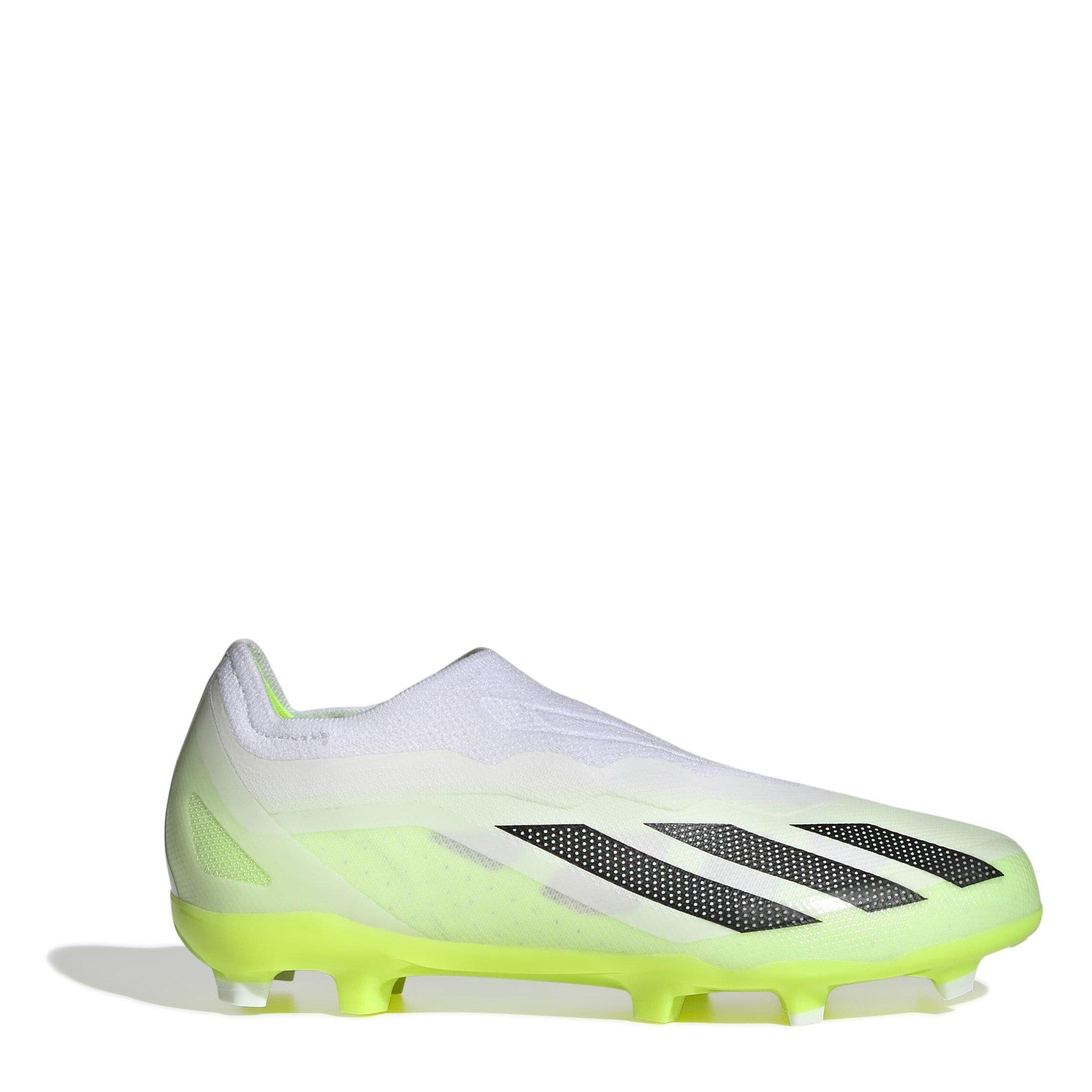 Adidas  Kids X Crazyfast.1 Childrens Firm Ground Boots - Ftwr White - C10 (28)