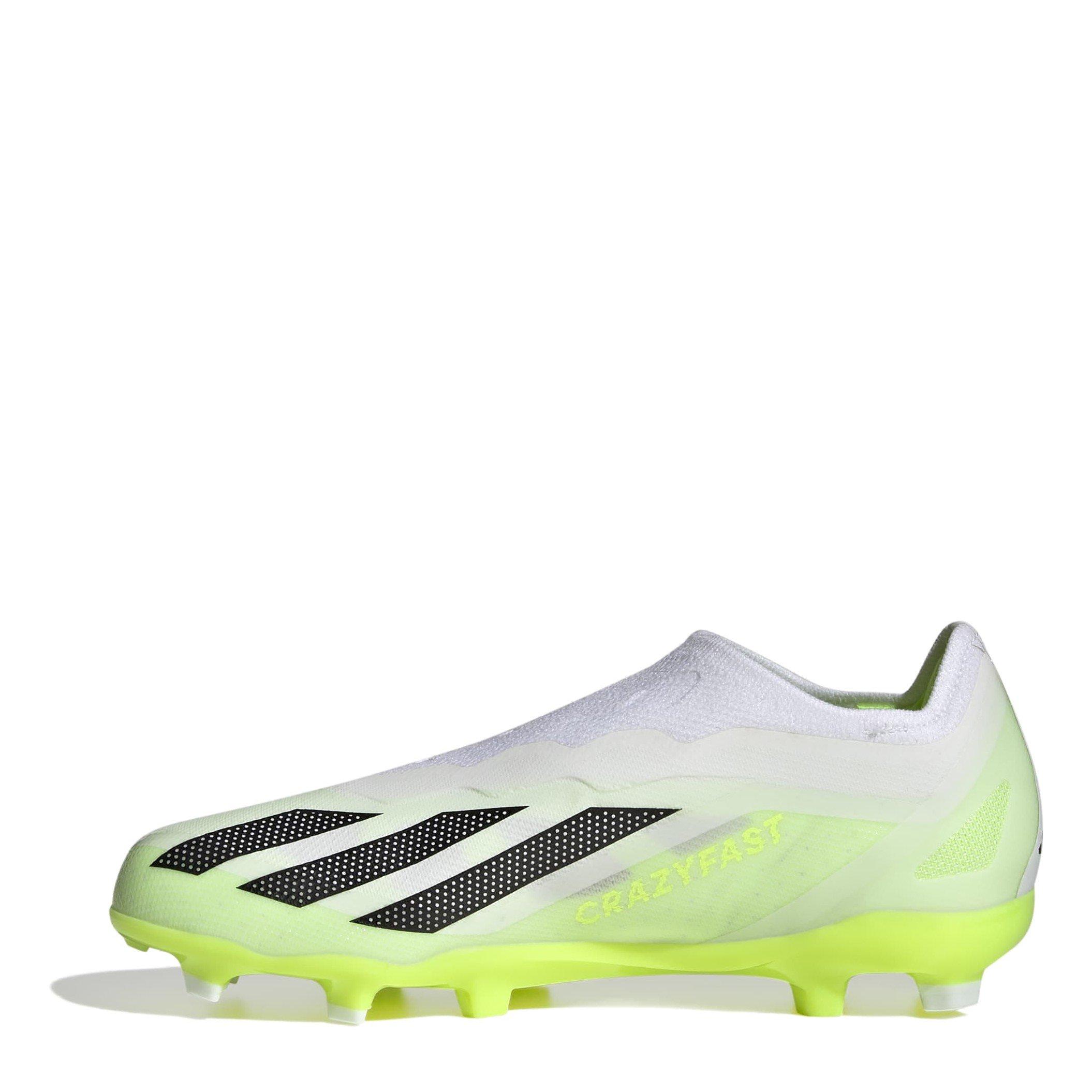 Ftwr White - adidas - X Crazyfast.1 Childrens Firm Ground Boots - 2