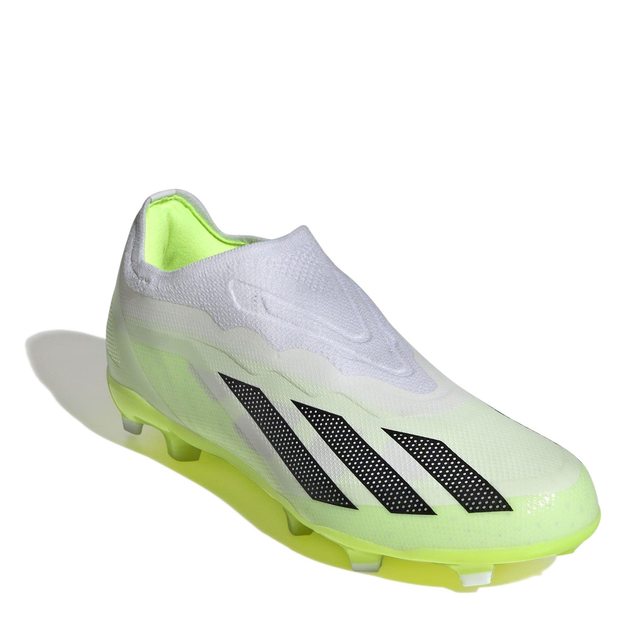 Ftwr White - adidas - X Crazyfast.1 Childrens Firm Ground Boots - 3