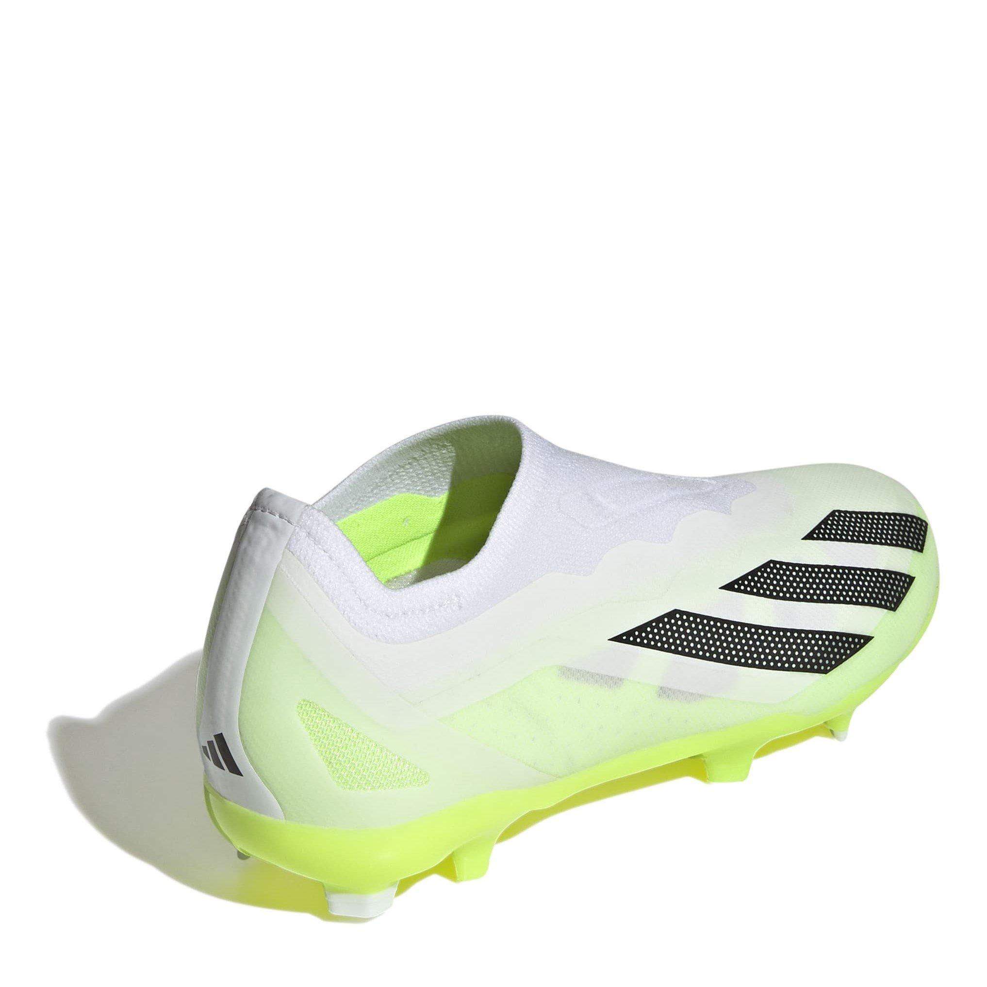 Ftwr White - adidas - X Crazyfast.1 Childrens Firm Ground Boots - 4
