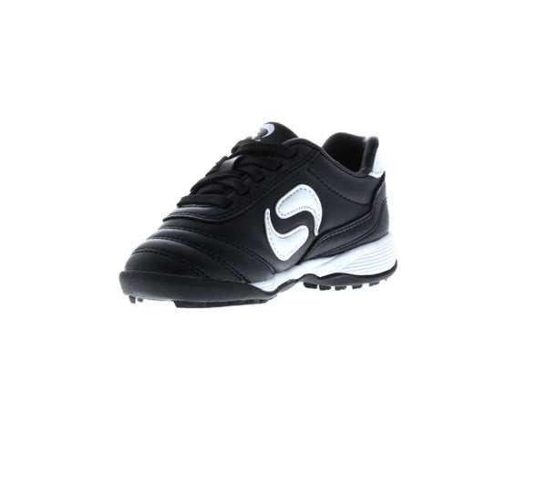 Sondico Junior Boys Strike Junior Astro Turf Trainers (Black/White